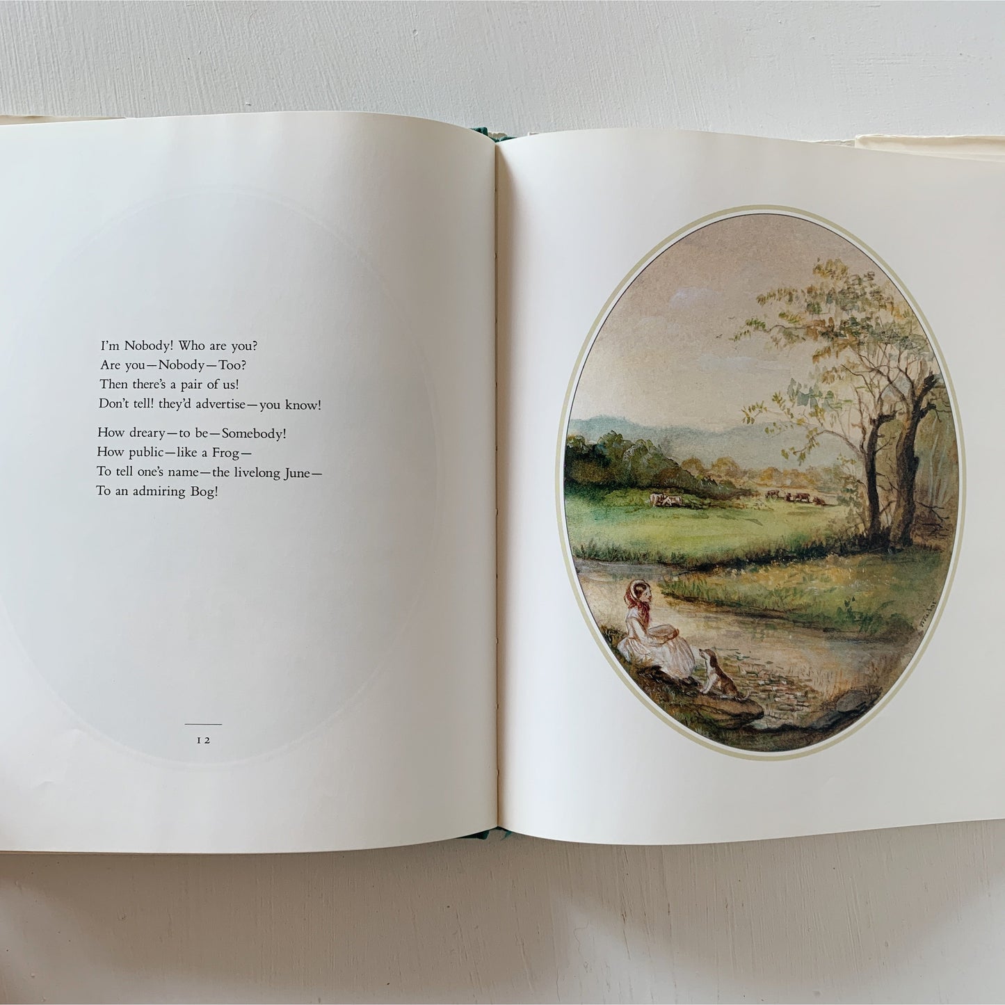 Emily Dickinson, A Brighter Garden, Tasha Tudor, Hardcover, 1990