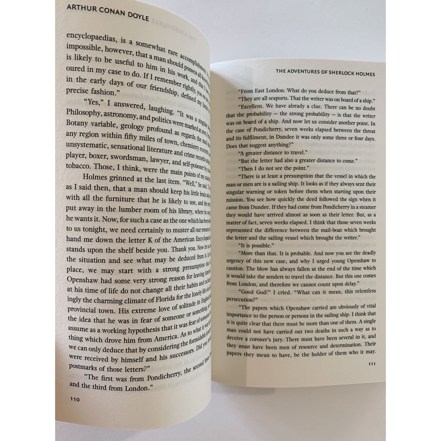 The Adventures of Sherlock Holmes, Harper Perennial Classics, 2011