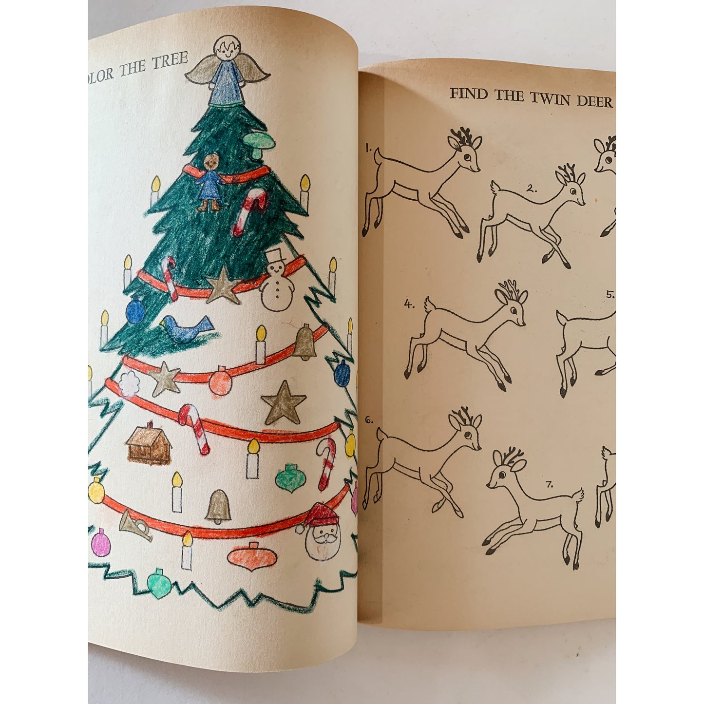 Christmas Busy Book: Whitman Things to Make, 1959