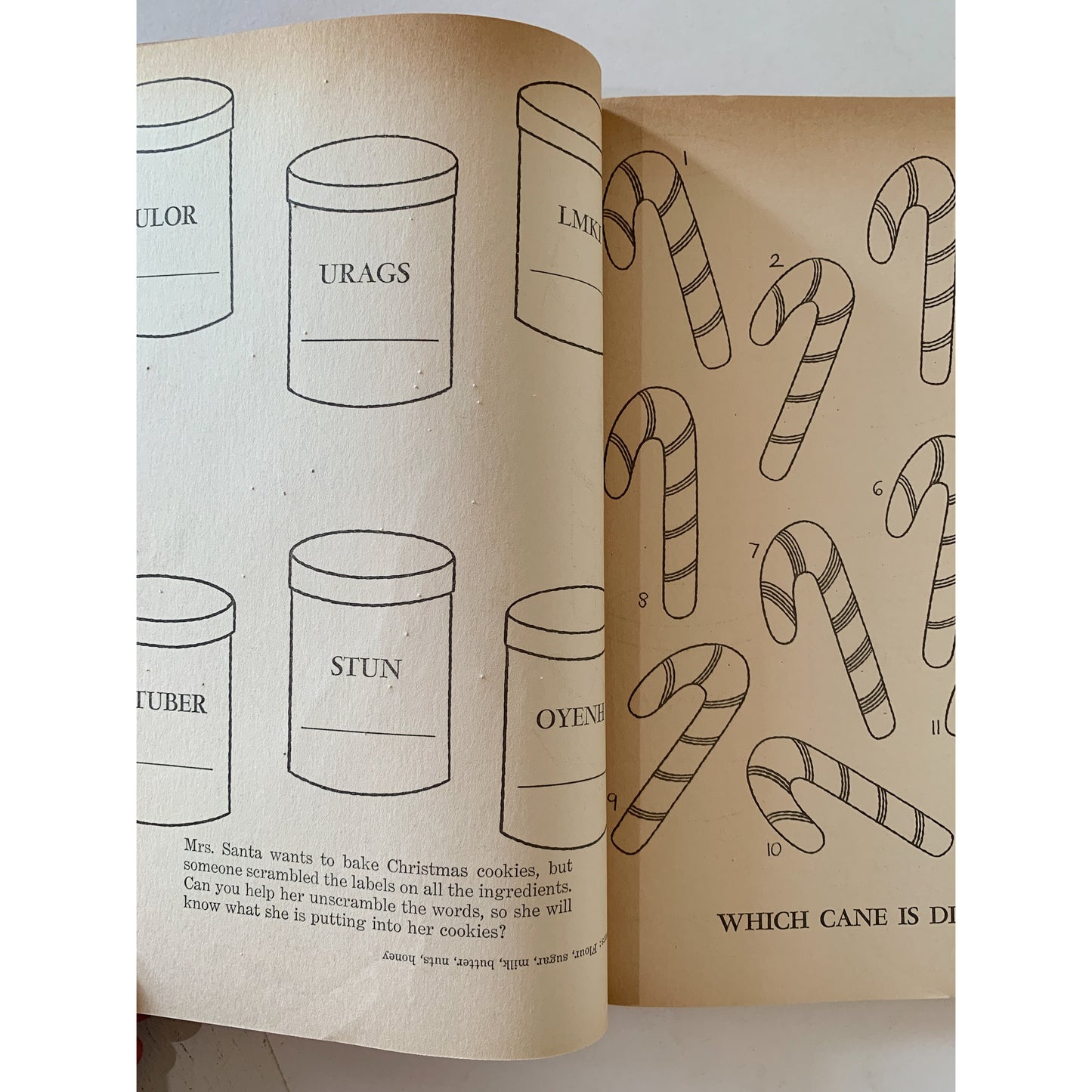 Christmas Busy Book: Whitman Things to Make, 1959