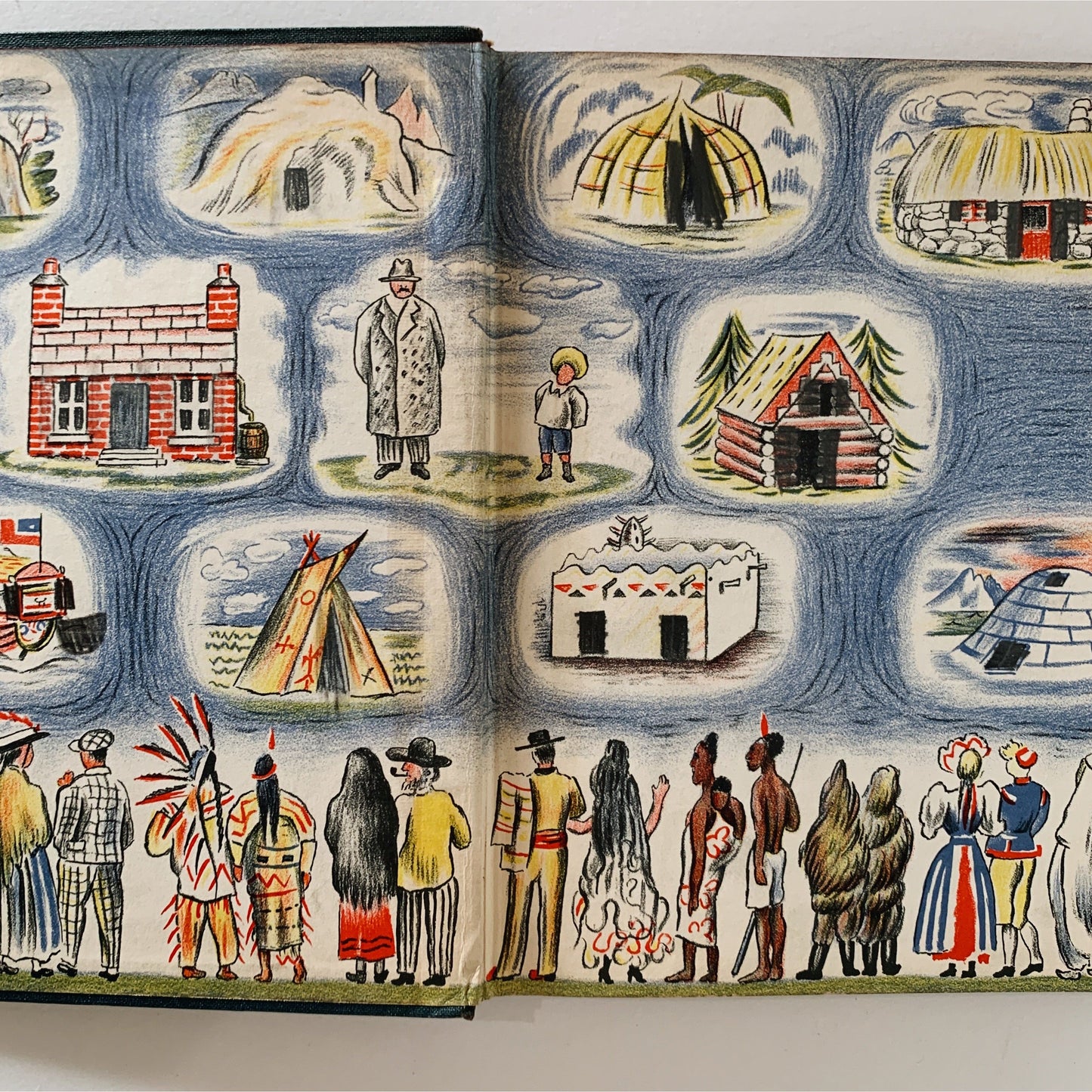 The Little Boy and His House 1937, Illustrated Children's Book