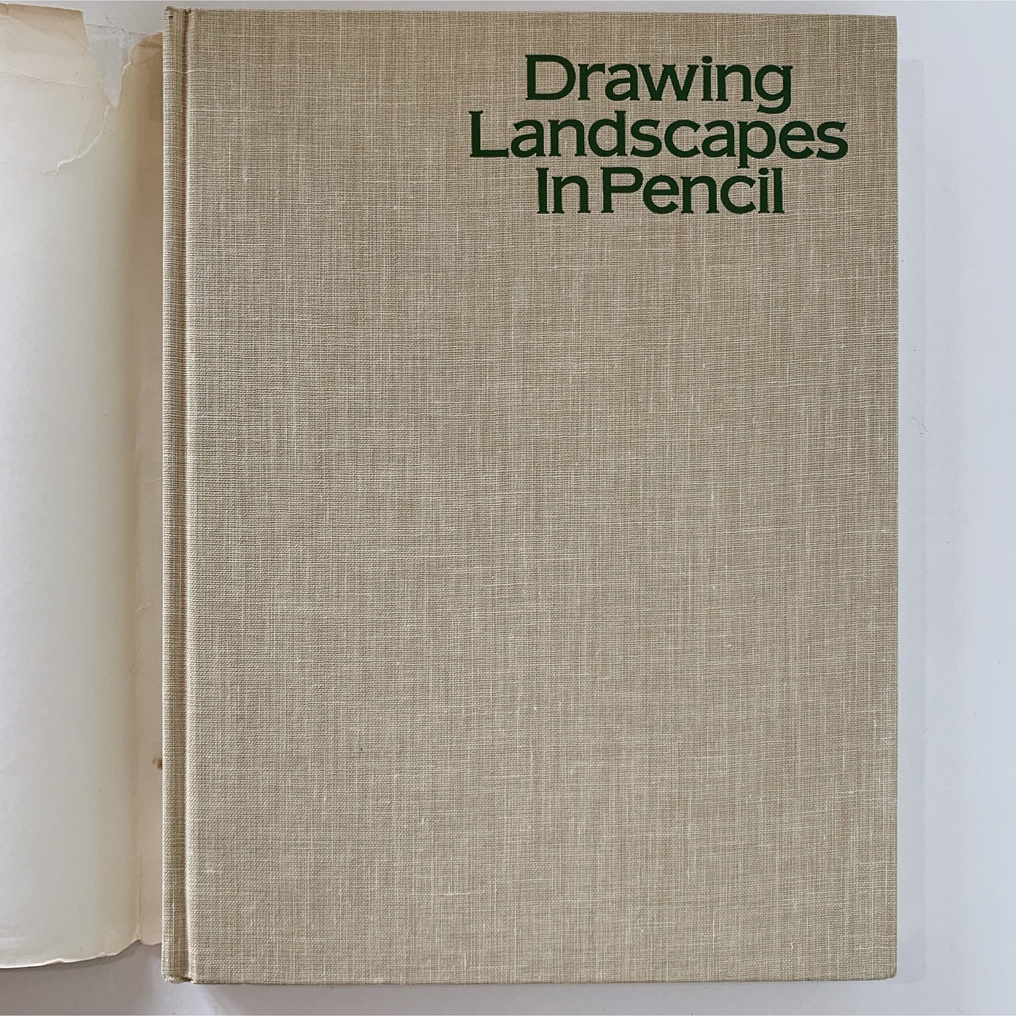 Drawings Landscapes in Pencil, Step By Step Guide, 1979, Hardcover Book