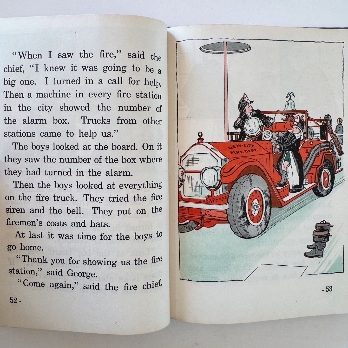 In Town and Country, Vintage Road to Safety School Book, 1938 - Pretty Old Books