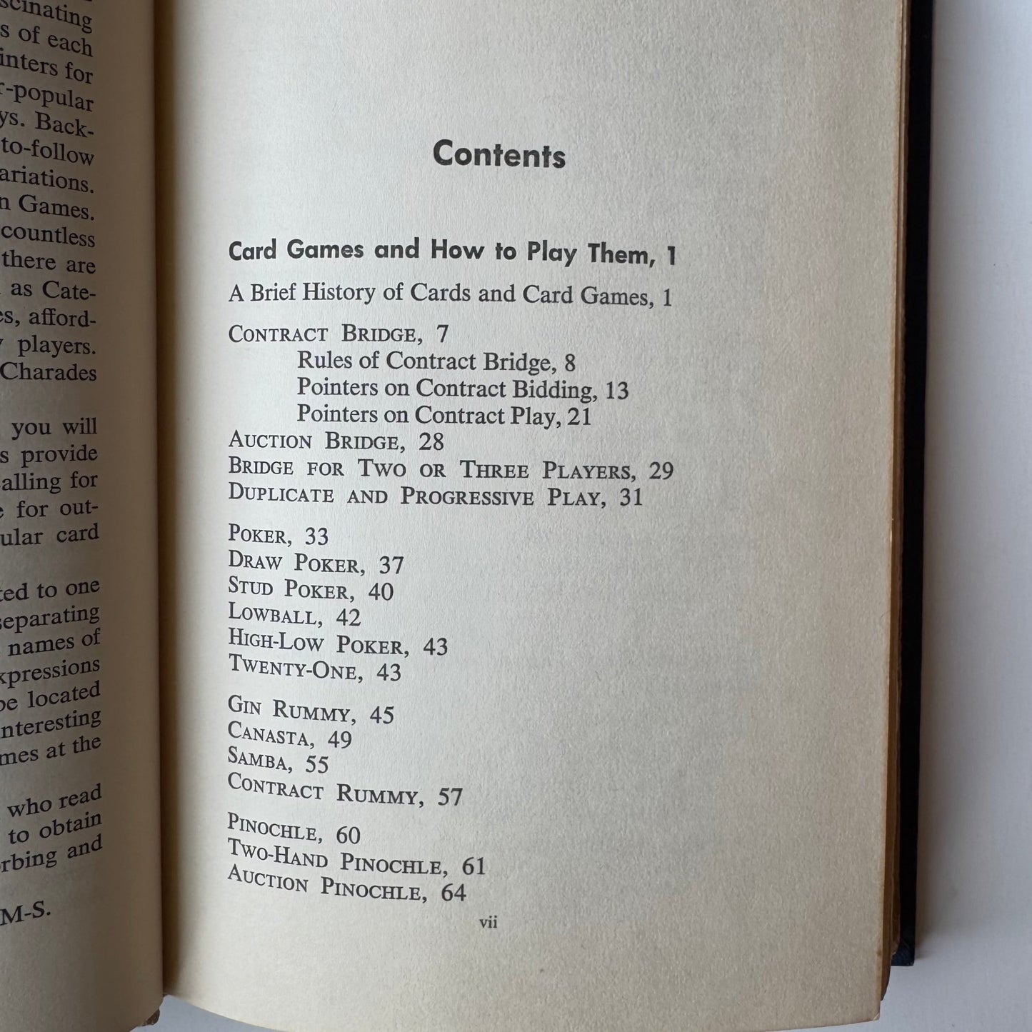 Indoor Games and How To Play Them, Cards, Kids, Number and Word Games, 1954 - Pretty Old Books