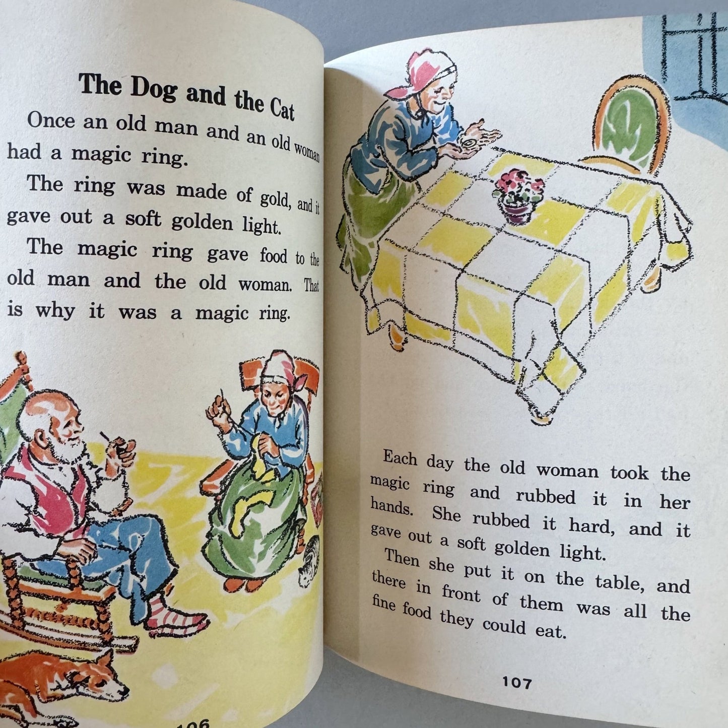 It Happened One Day, Vintage Mid - Century 1938 School Book - Pretty Old Books