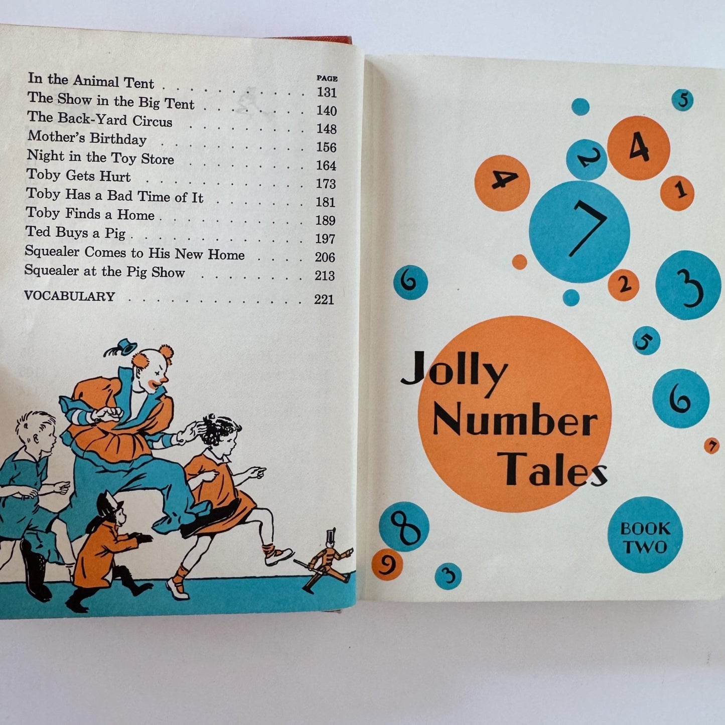 Jolly Number Tales Book Two, Daily Life Arithmetic, 1938 School Book - Pretty Old Books