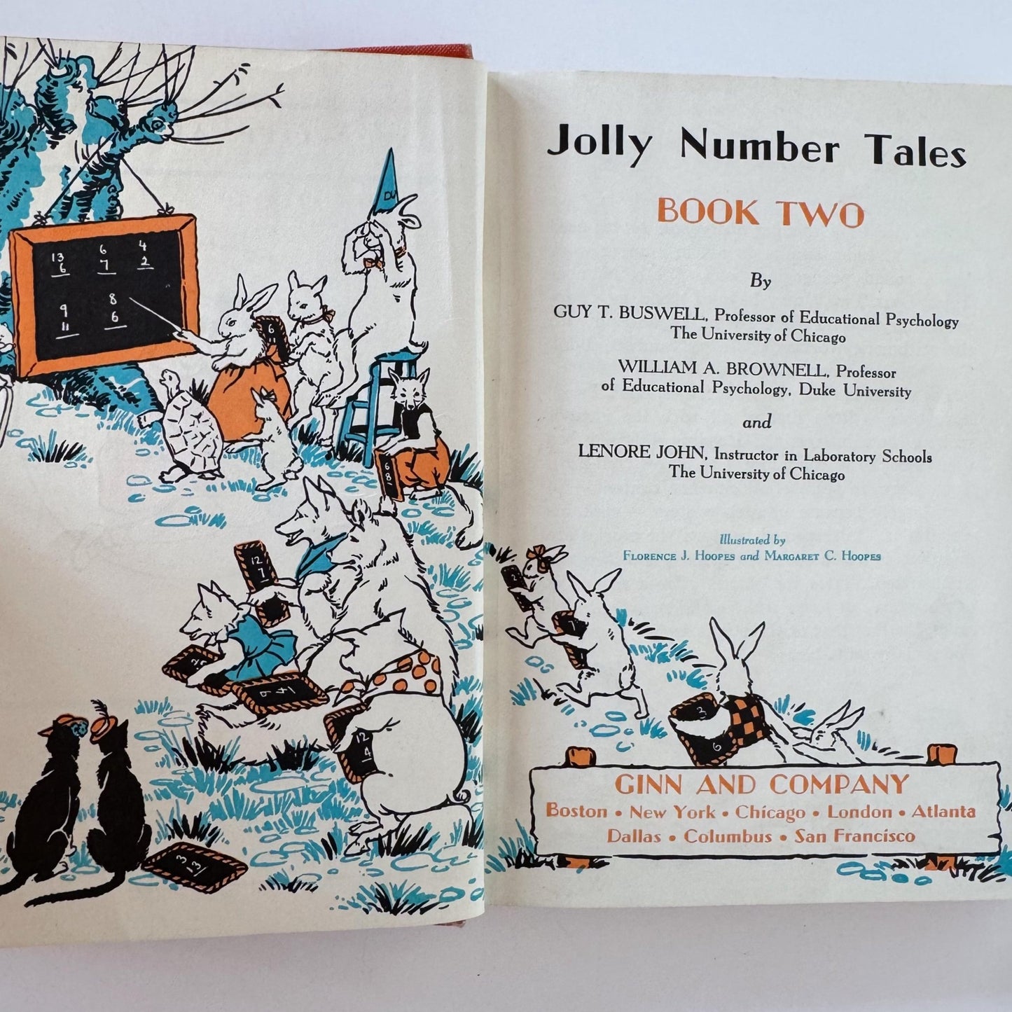 Jolly Number Tales Book Two, Daily Life Arithmetic, 1938 School Book - Pretty Old Books