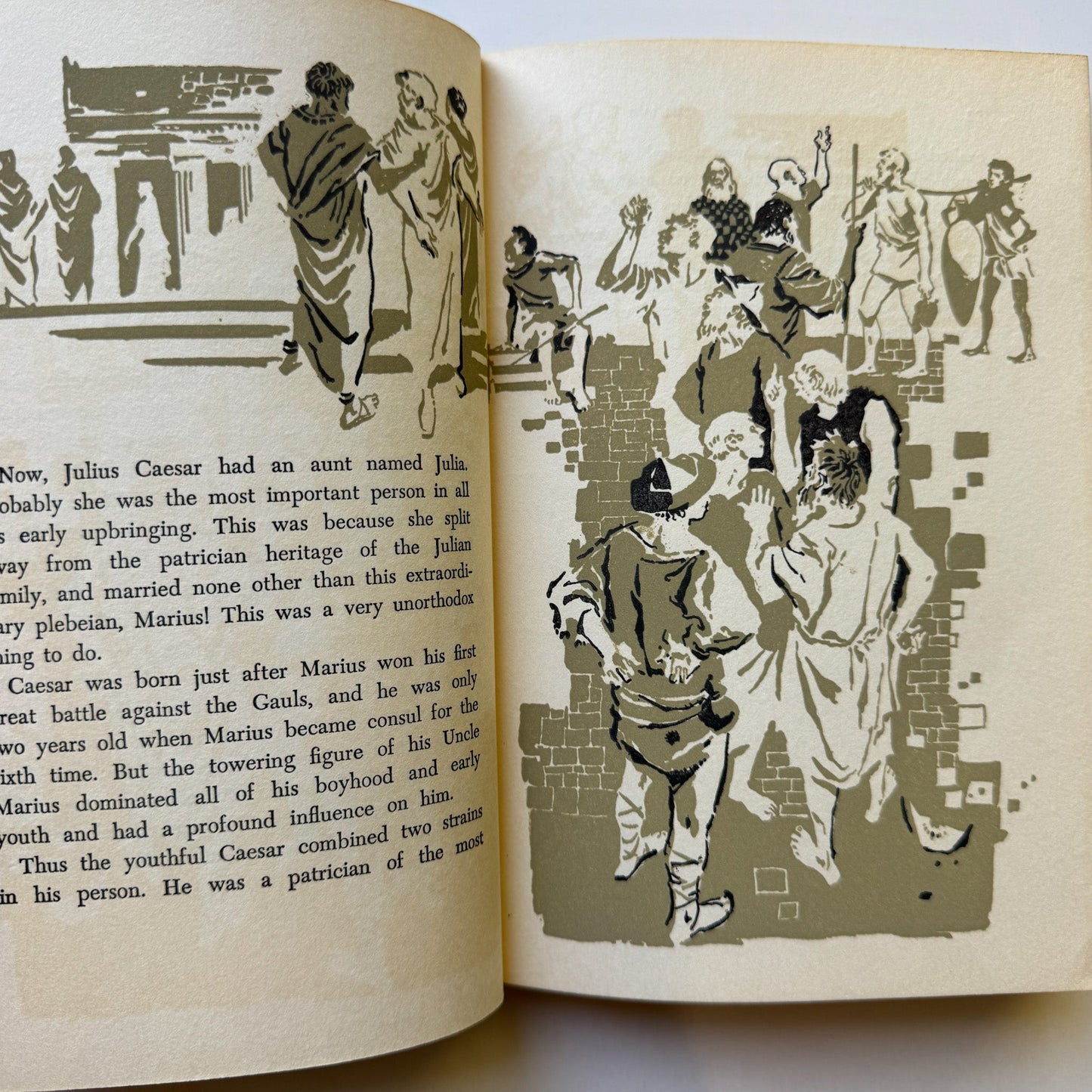 Julius Caesar, Landmark Book, 1959, Juvenile Nonfiction - Pretty Old Books