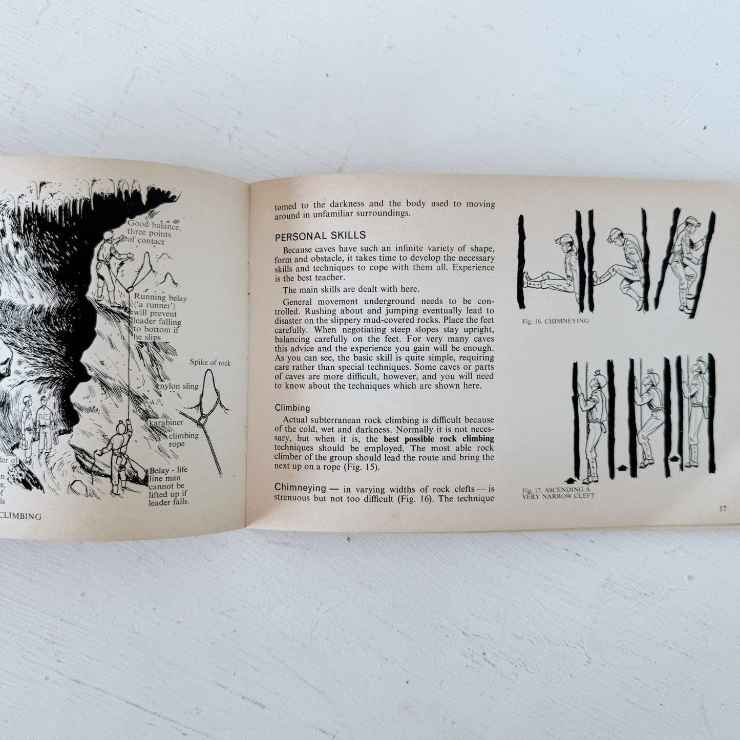 Know the Game - Potholing & Caving, 1967 U.K. How - To Book - Pretty Old Books