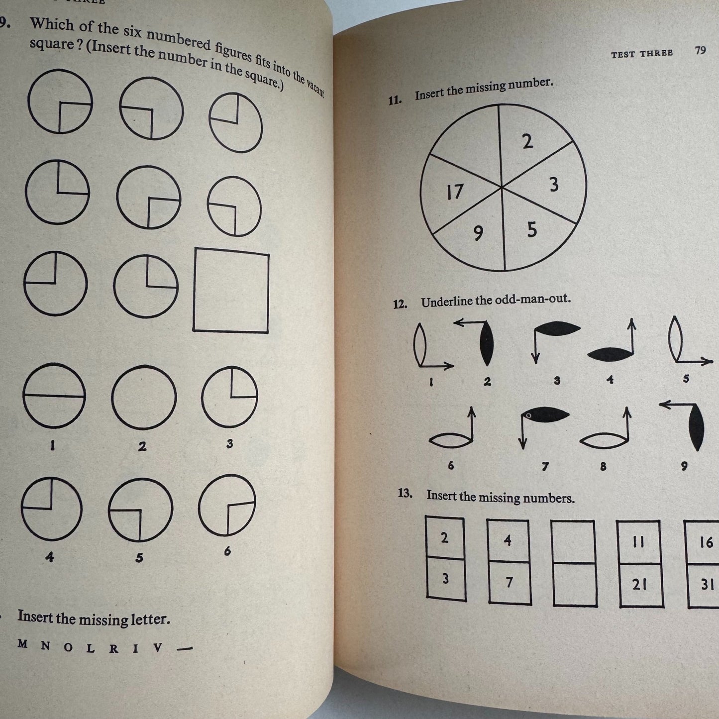 Know Your Own I.Q., 1962 IQ Testing Question Hardcover - Pretty Old Books