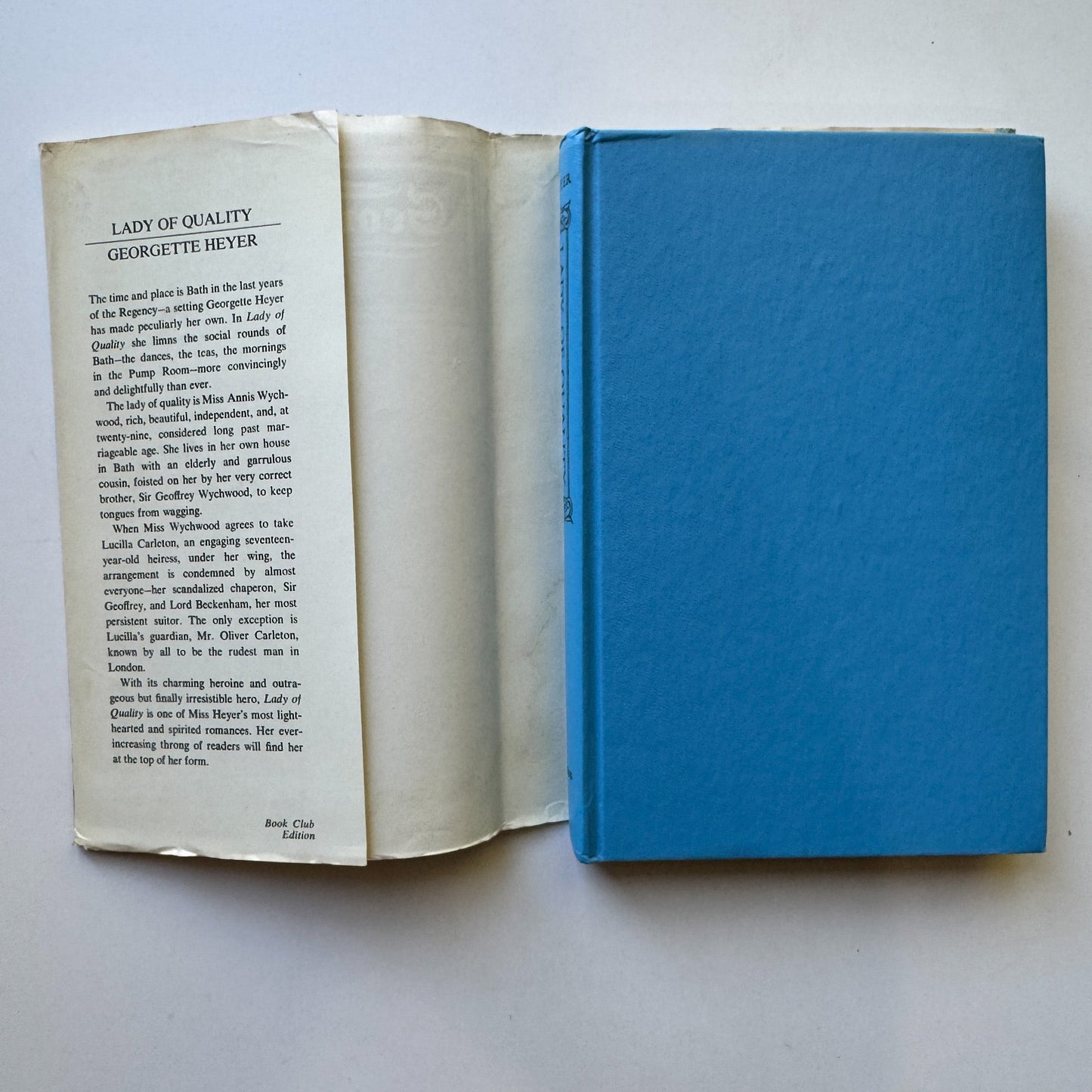 Lady of Quality, Georgette Heyer, 1972, Hardcover - Pretty Old Books