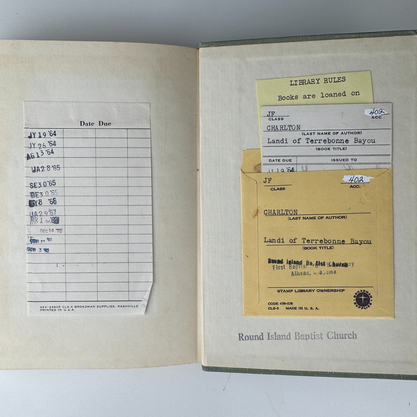 Landi of Terrebonne Bayou (1960), Juvenile Louisiana Fiction - Pretty Old Books