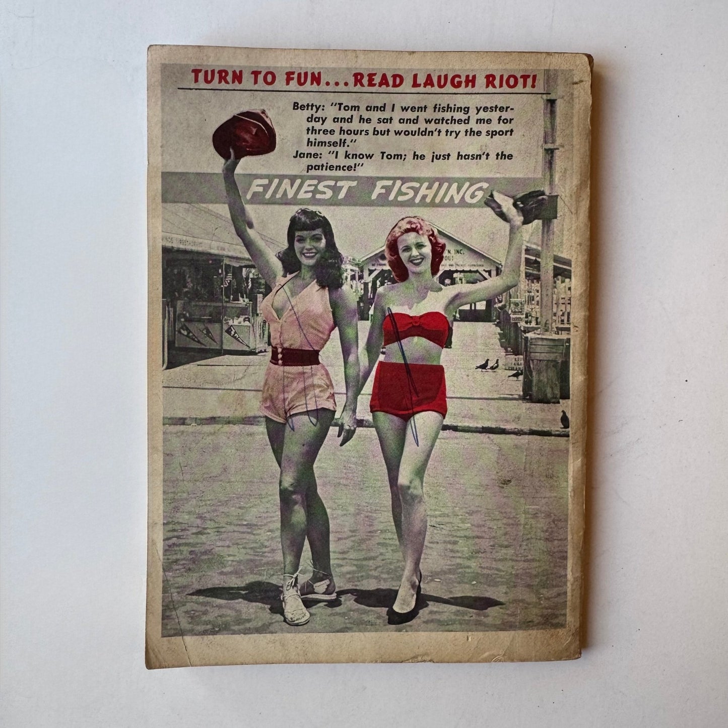 Laugh Riot: Pin - Up and Humor Men's Magazine, June 1962, Humor and Girlie Magazine - Pretty Old Books