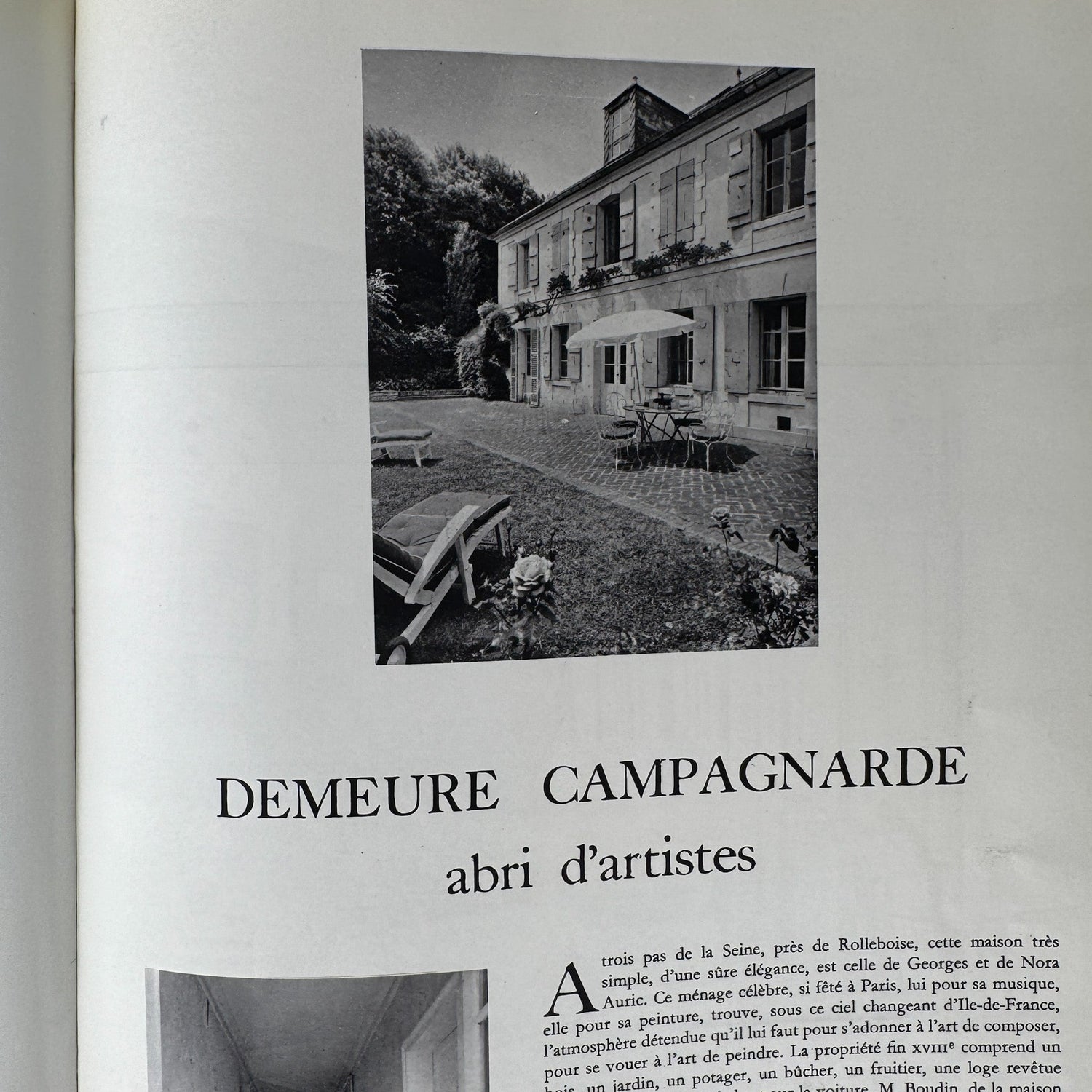 Les réussites de la décoration française 1950–1960, French Mid - Century Interior Design Coffee Table Book - Pretty Old Books