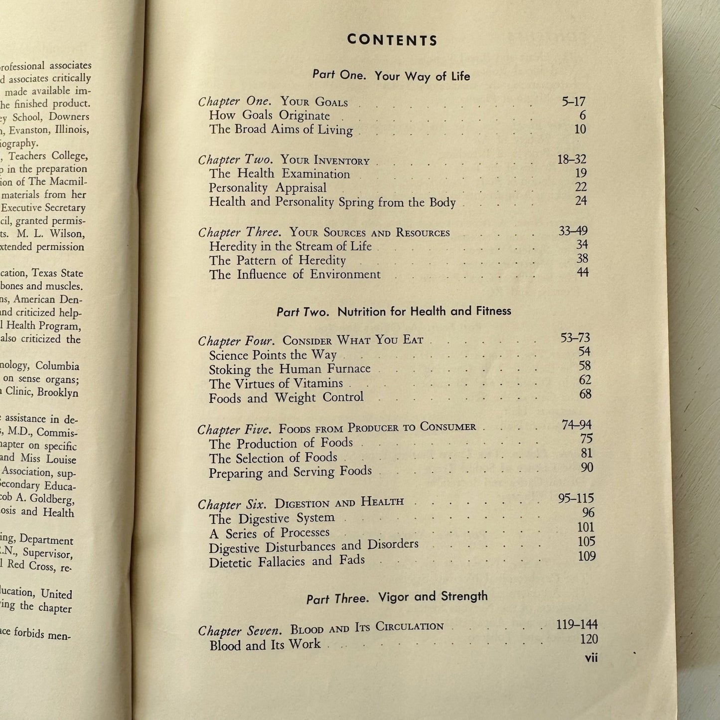 Life and Health, Mid Century 1945 Health Class High School Book - Pretty Old Books