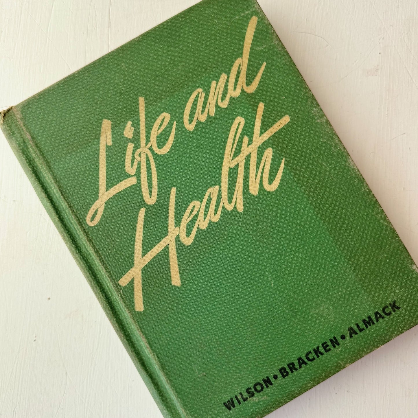 Life and Health, Mid Century 1945 Health Class High School Book - Pretty Old Books
