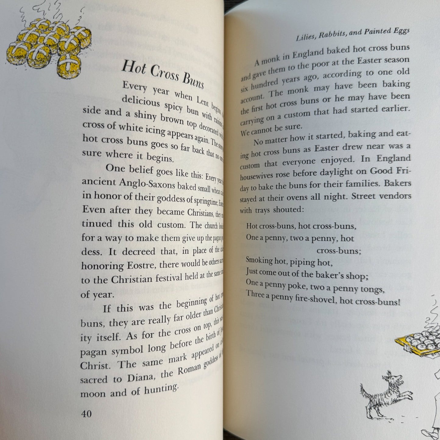 Lilies, Rabbits, and Painted Eggs: The Story of the Easter Symbols by Edna Barth (1970) - Pretty Old Books