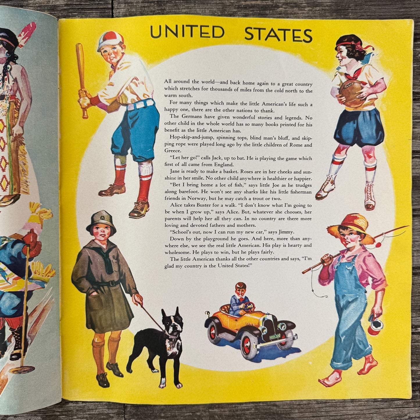 Little Friends From Many Lands, Mary Windsor, 1935 - Pretty Old Books