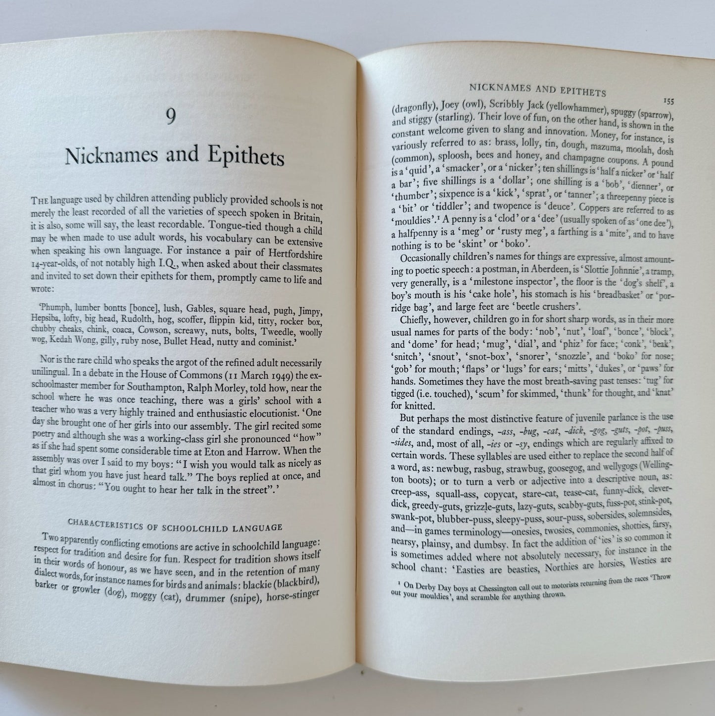 Lore and Language of School Children - Oxford University Press - 1960 Hardcover - Pretty Old Books