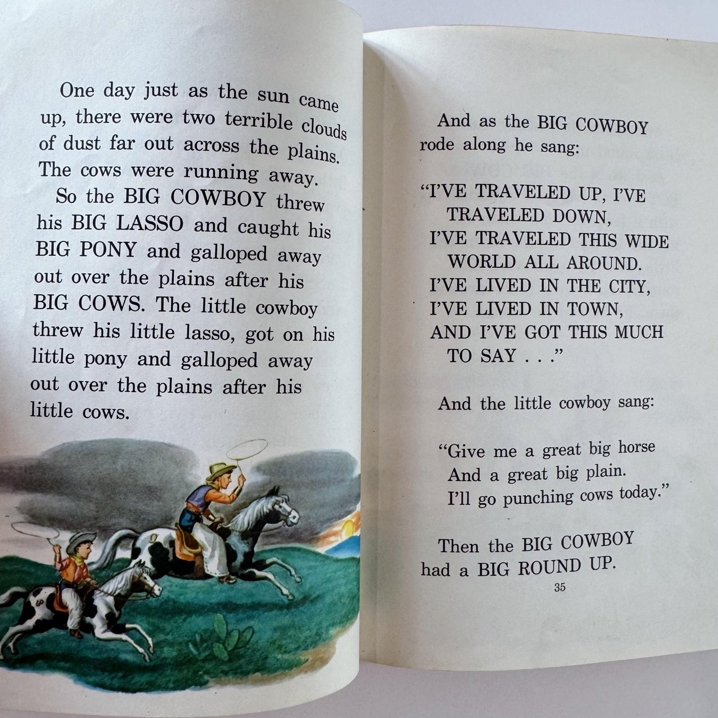 Making Friends, 1953 Time To Read Series Elementary School Reader Cowboys, Seasons, Kittens and Puppies - Pretty Old Books