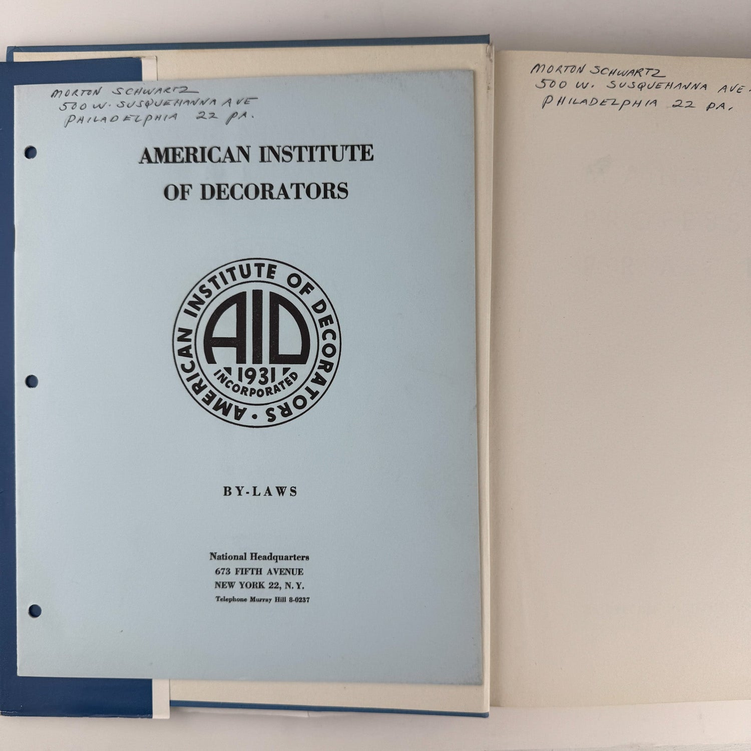 Manual of Professional Practice, American Institute of Decorators, 1955 - Pretty Old Books