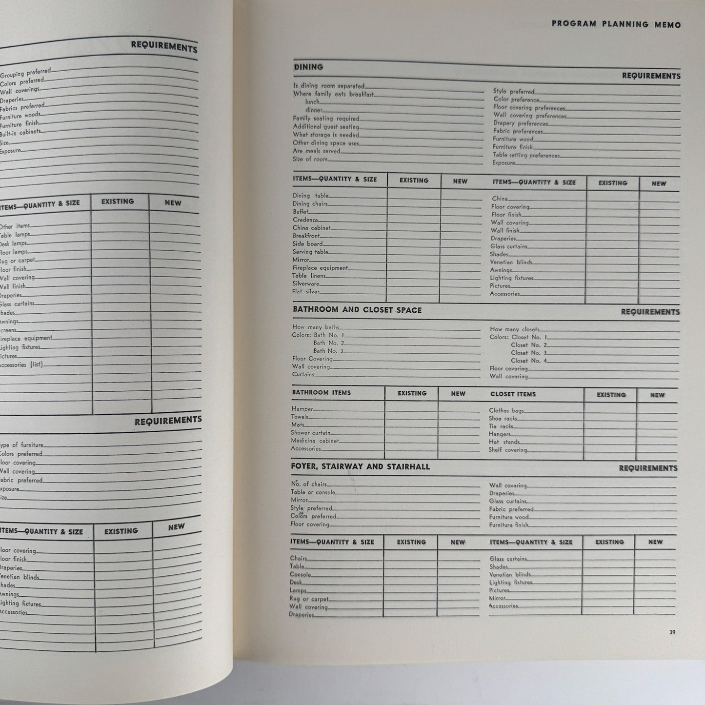 Manual of Professional Practice, American Institute of Decorators, 1955 - Pretty Old Books