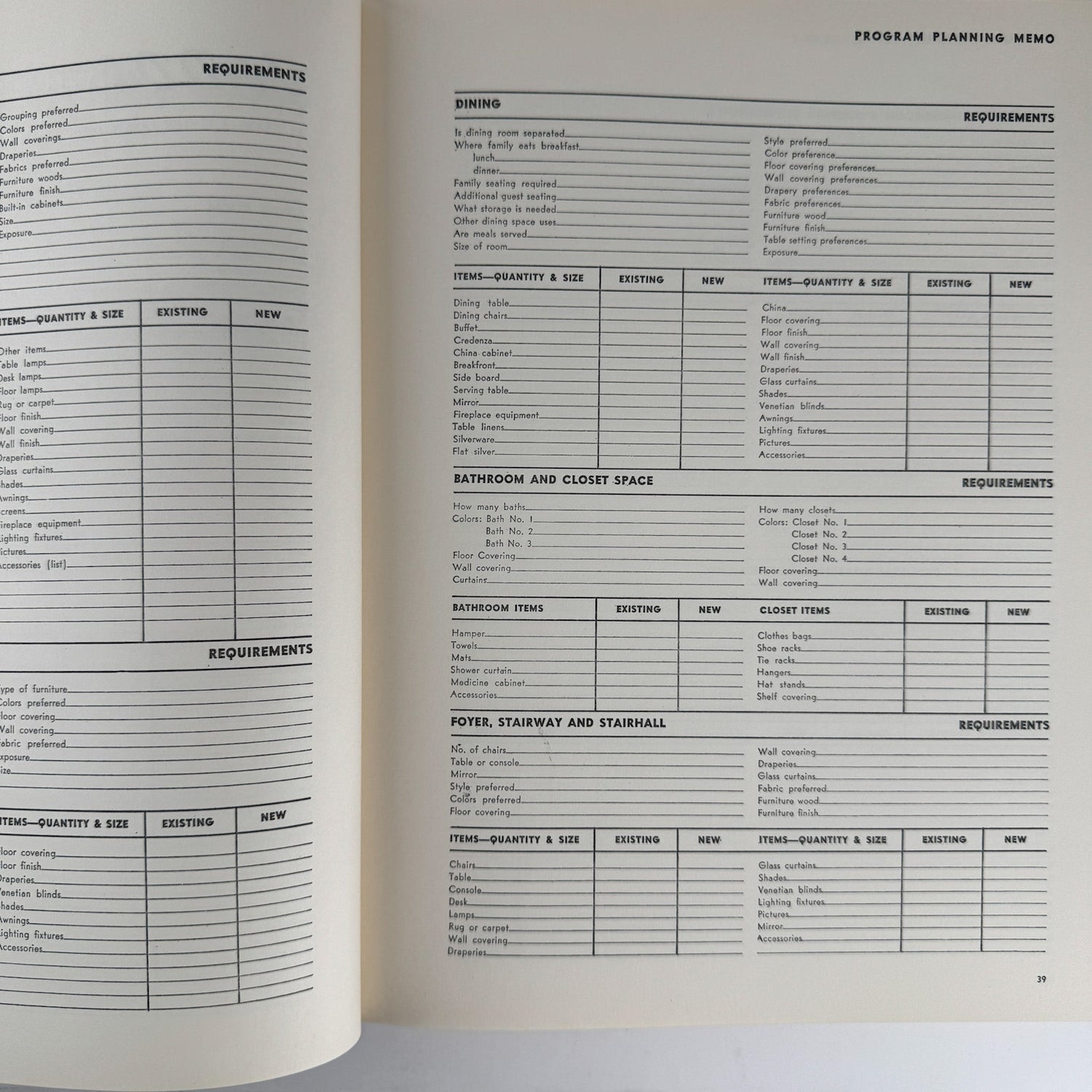 Manual of Professional Practice, American Institute of Decorators, 1955 - Pretty Old Books