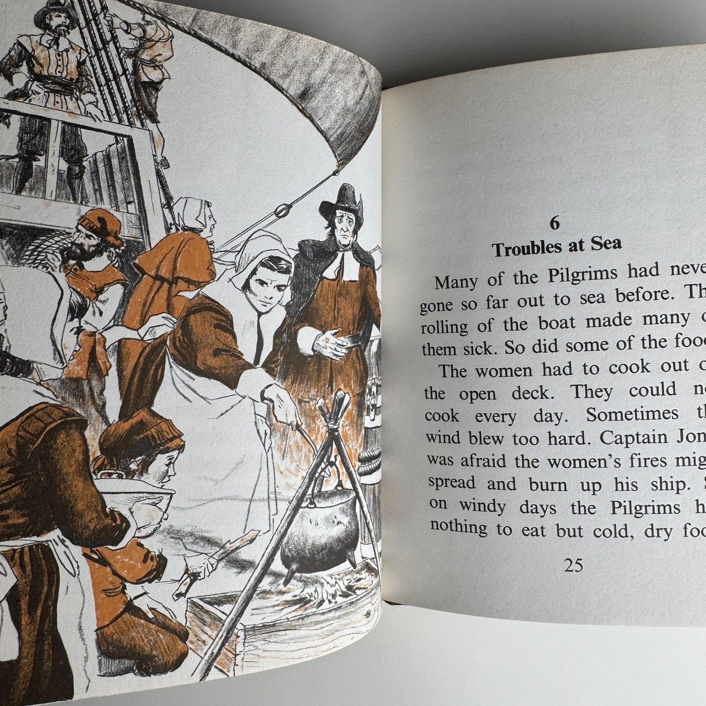 Meet the Pilgrim Fathers, 1966 Step - Up Books Juvenile Biography - Pretty Old Books