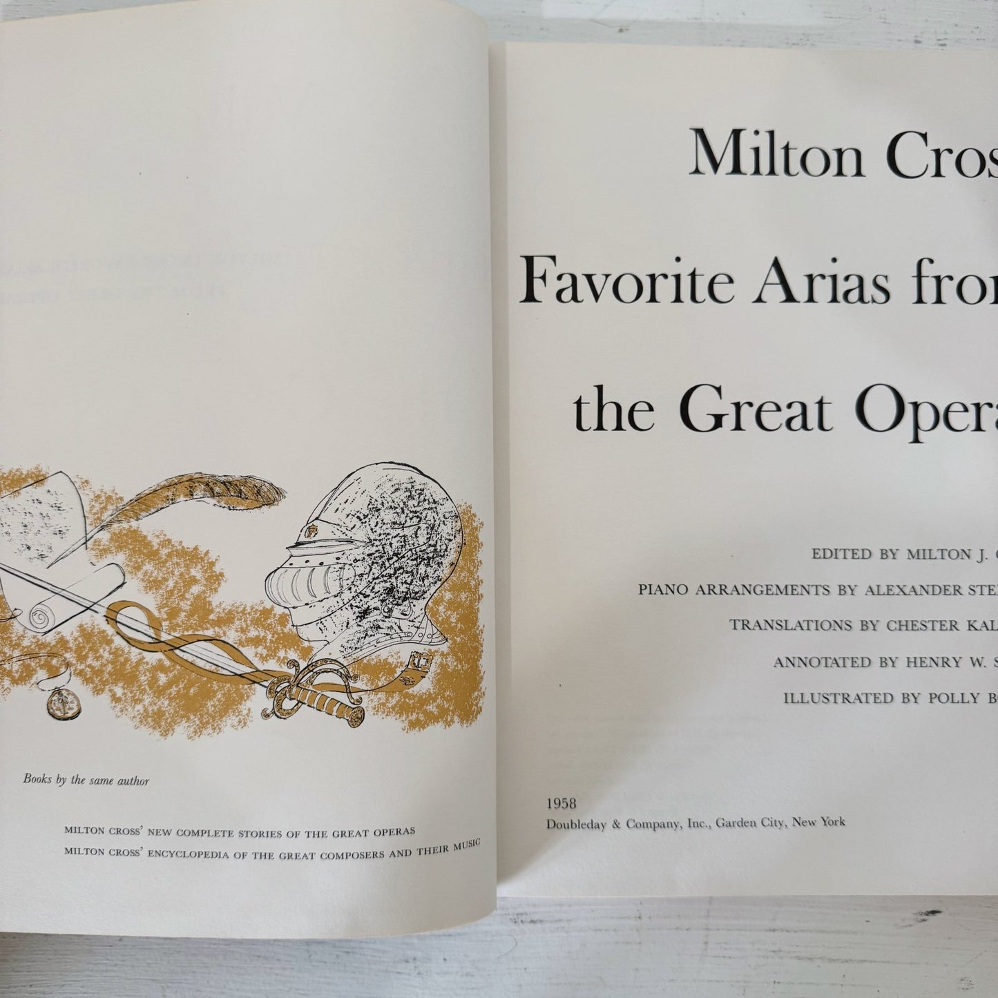 Milton Cross’s Favorite Arias from the Great Operas, 1958 BCE - Pretty Old Books