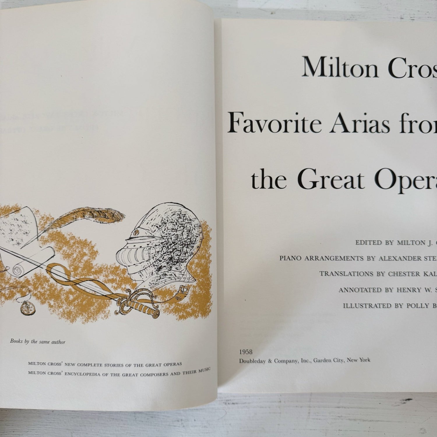 Milton Cross’s Favorite Arias from the Great Operas, 1958 BCE - Pretty Old Books