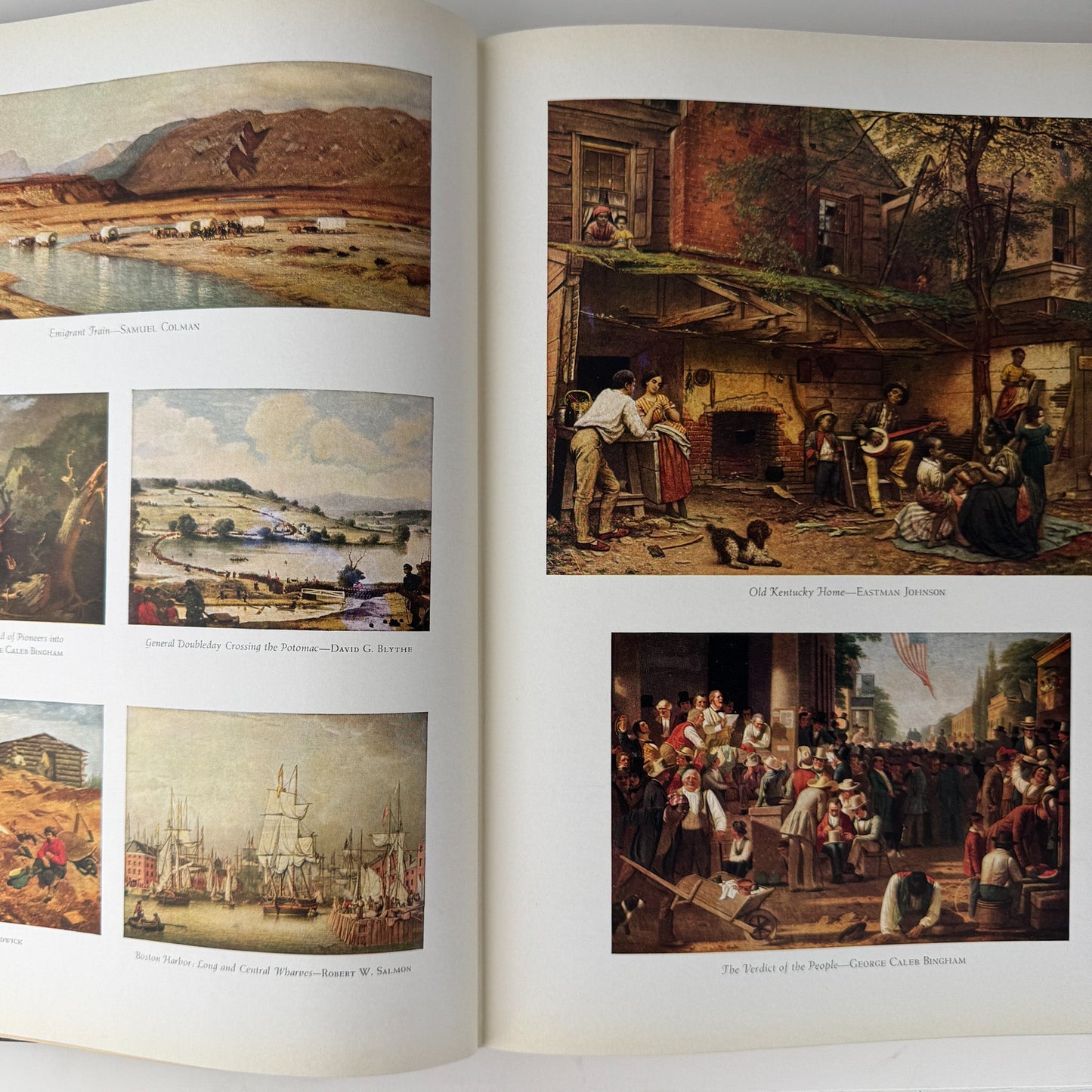 Modern American Paintings, 1939, Fine Art Oversized Hardcover - Pretty Old Books