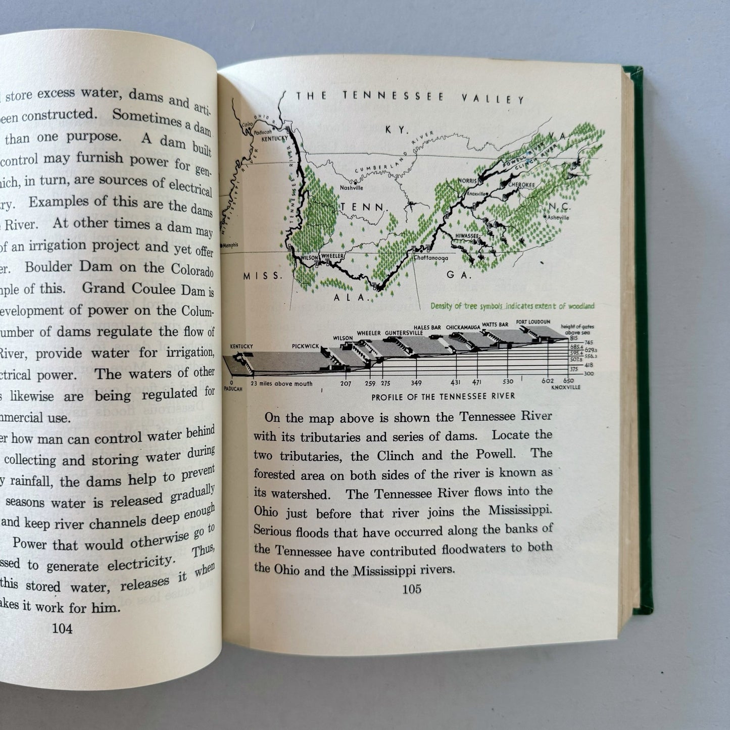Moving Ahead, Vintage Mid - Century 1945 School Book, Easy Growth in Reading Series - Pretty Old Books