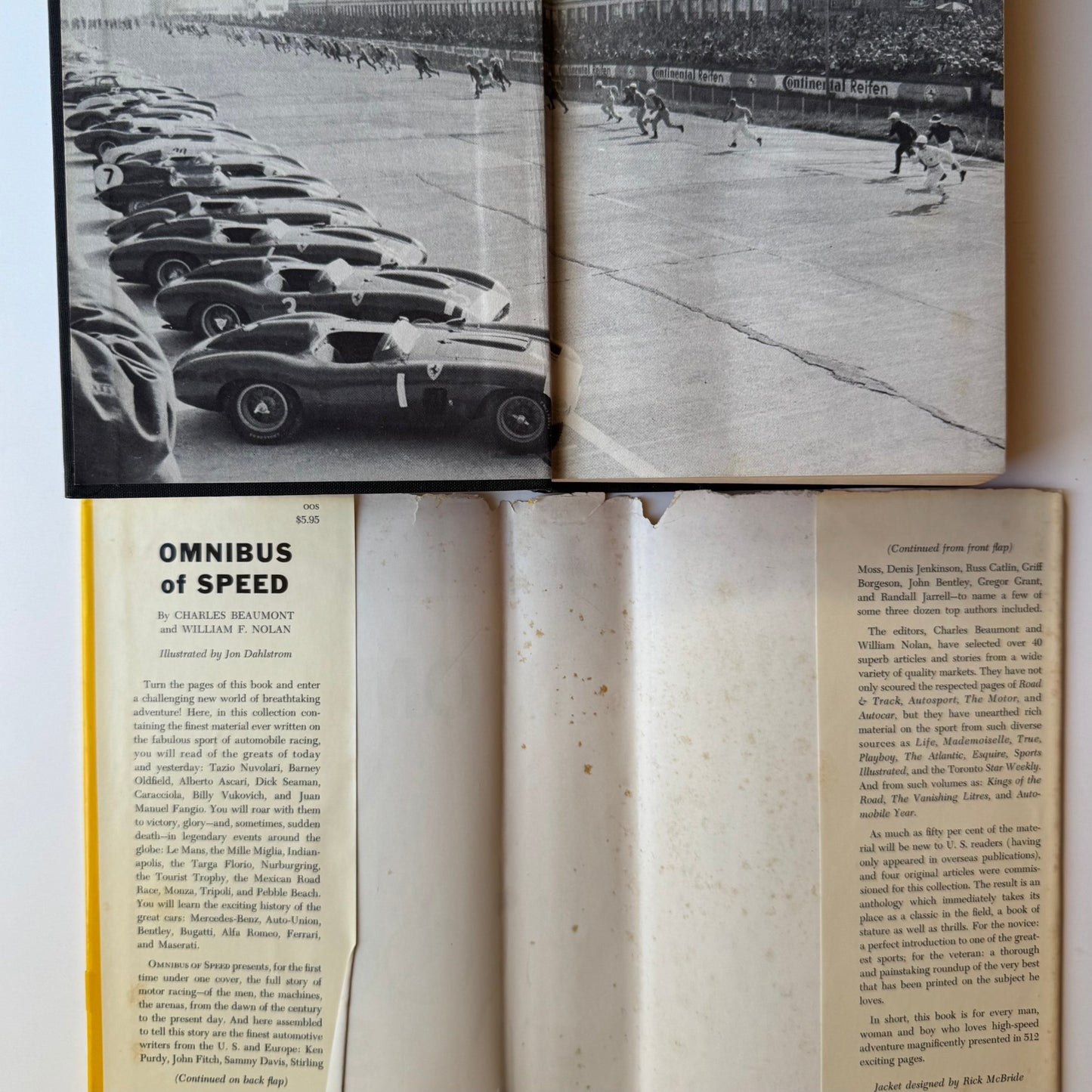 Omnibus of Speed: A Definitive Anthology of Motor Racing Literature, 1958 First Edition Hardcover - Pretty Old Books
