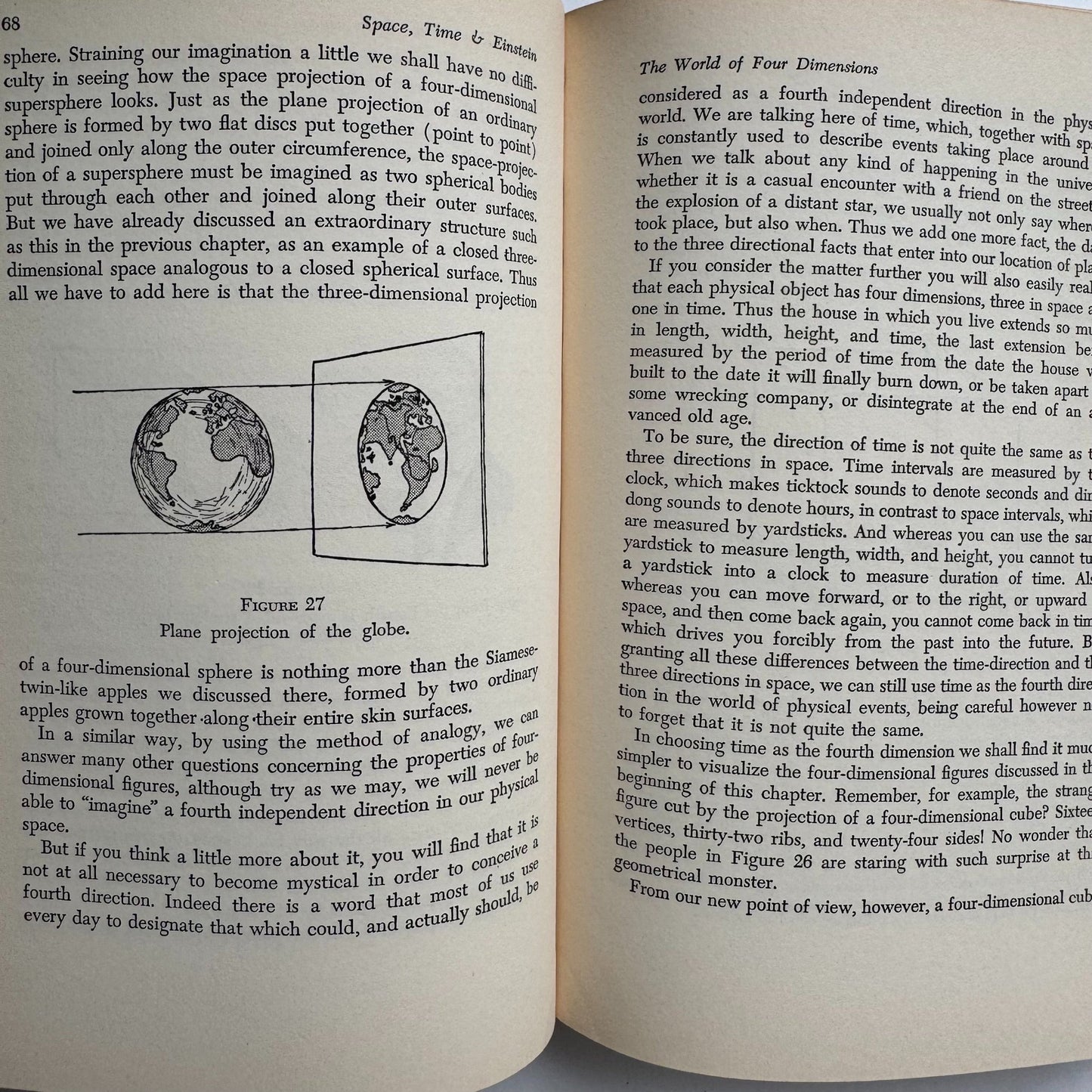 One Two Three...Infinity, George Gamow, Facts and Speculations of Science, Hardcover 4th Printing, 1949 - Pretty Old Books