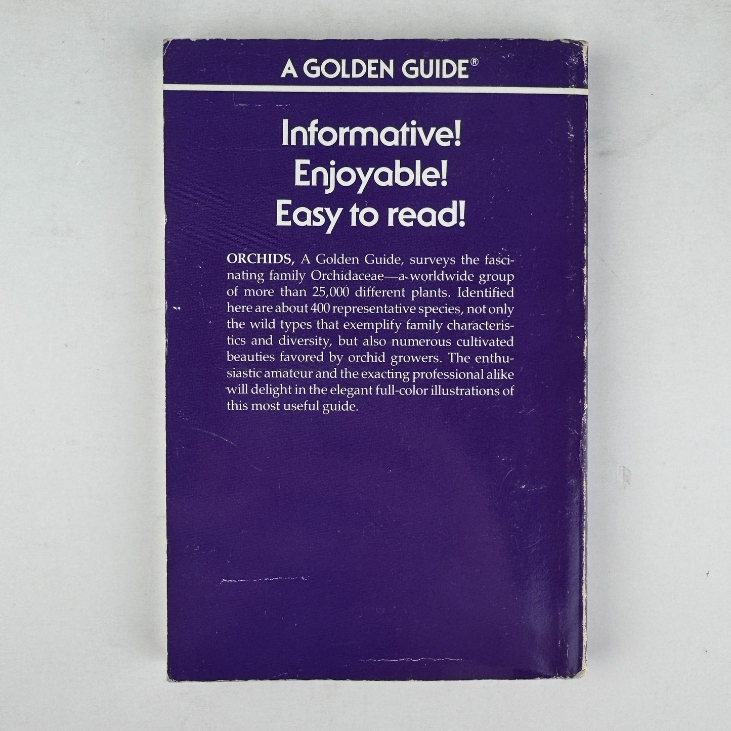 Orchids, A Golden Guide, 1989 Paperback Field Guide - Pretty Old Books