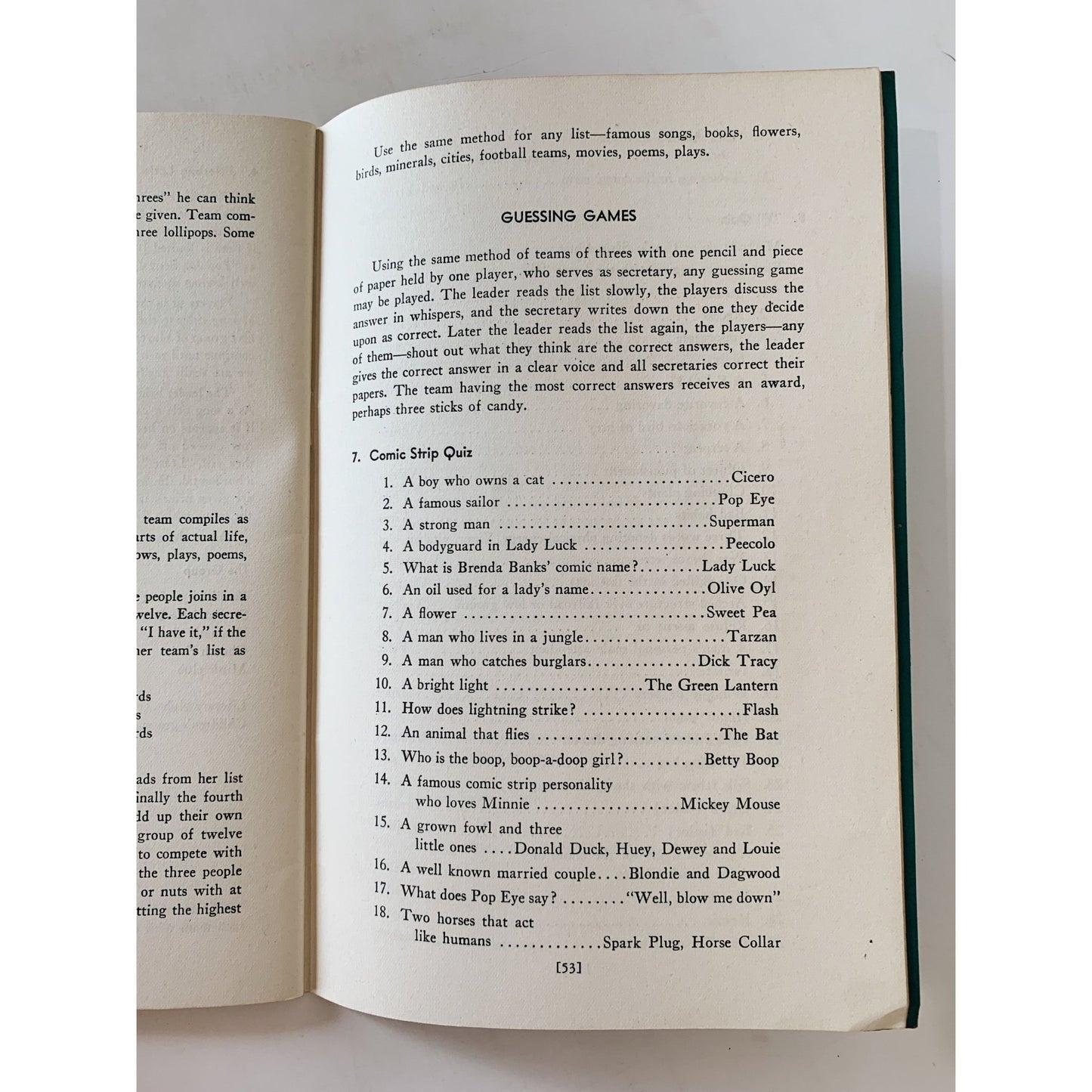 Parties Plus: Fun For Threesomes, 1945 National Recreation Association - Pretty Old Books