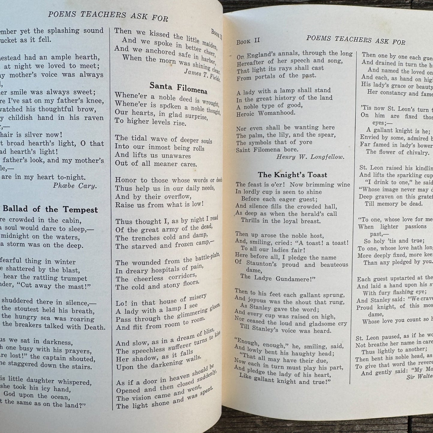Poems Teachers Ask For, Book Two, Poetry Anthology for Schools - Pretty Old Books