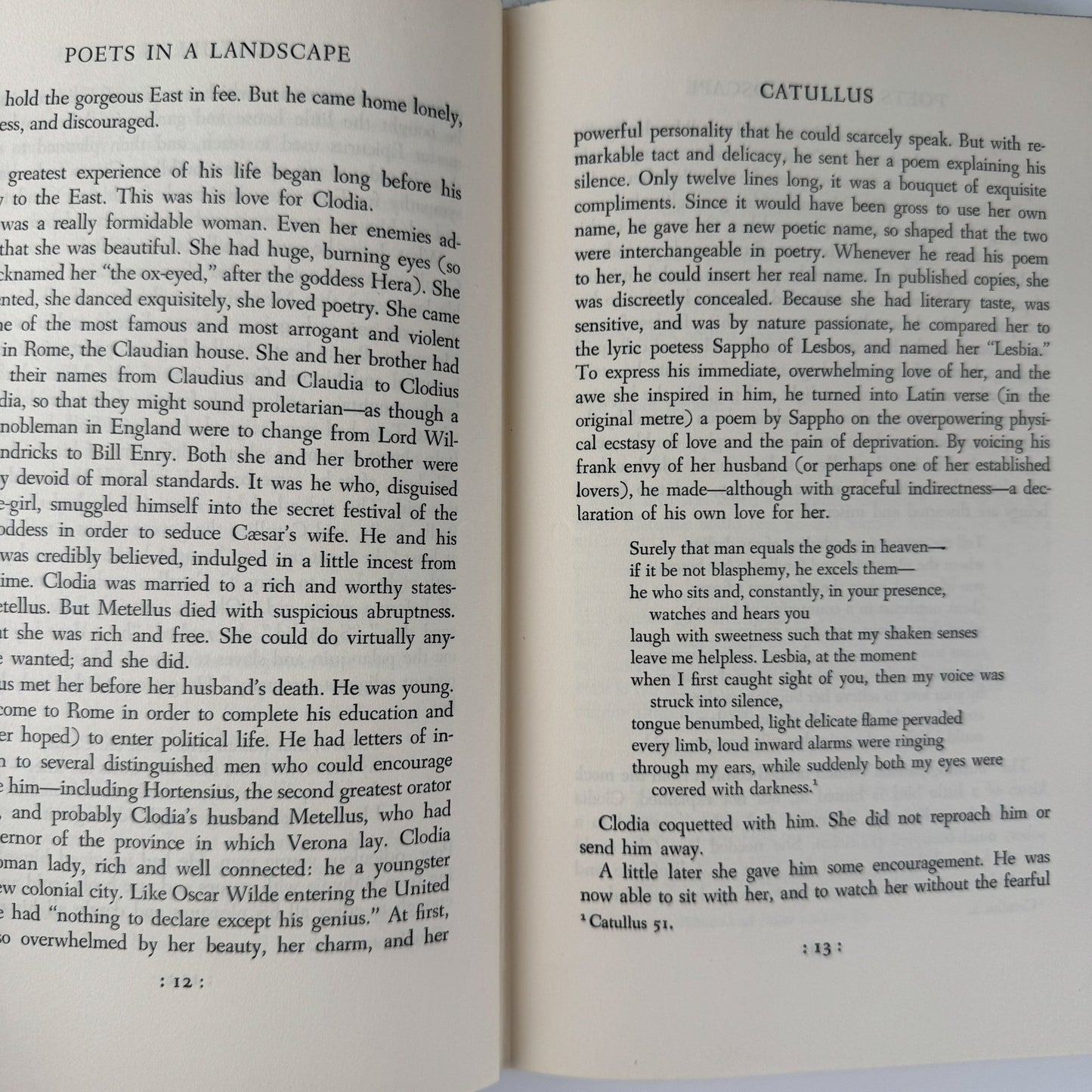 Poets in a Landscape: Latin Poets in Roman Italy, History Hardcover - Pretty Old Books