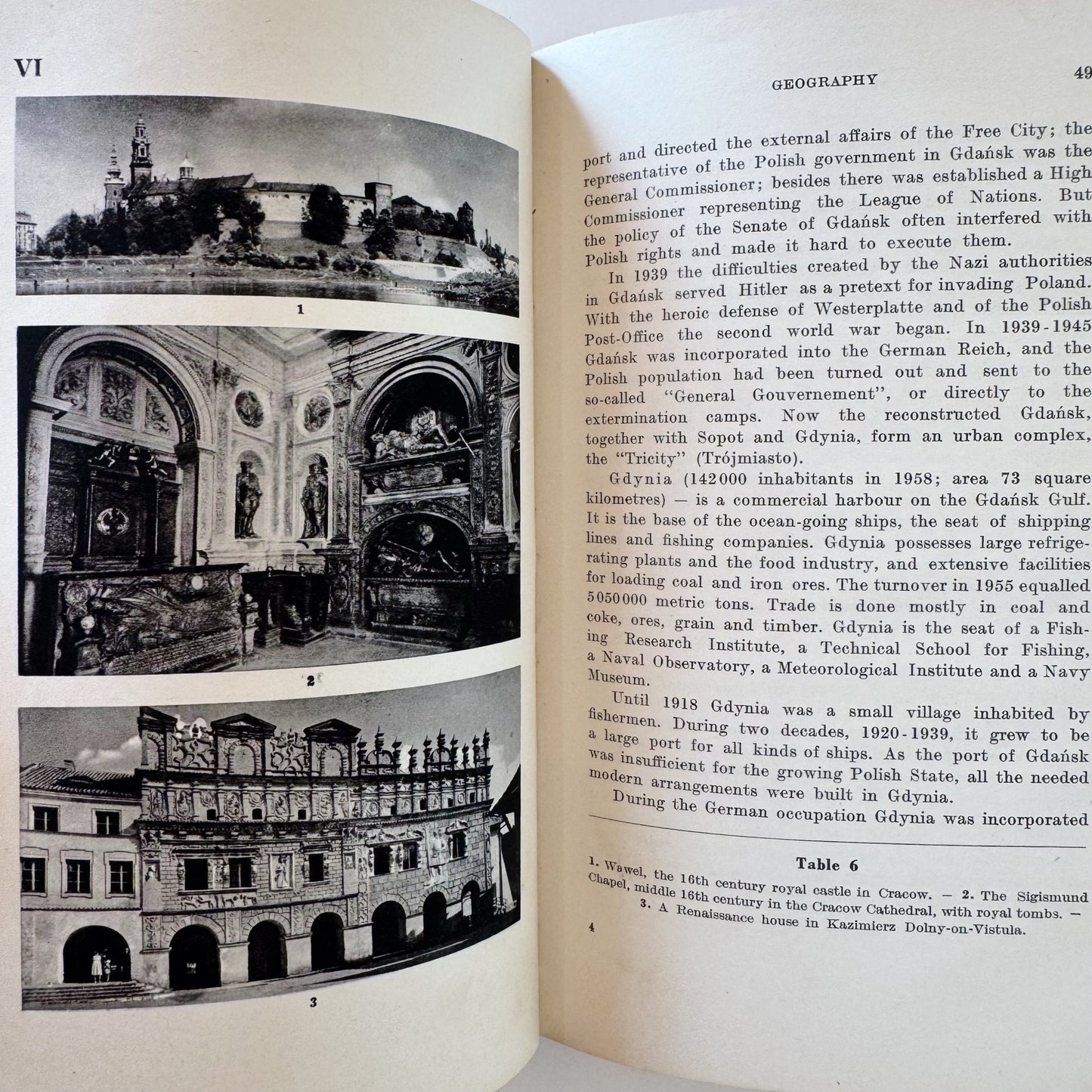 Poland - Land, History, Culture, An Outline, 1959 Hardcover - Pretty Old Books