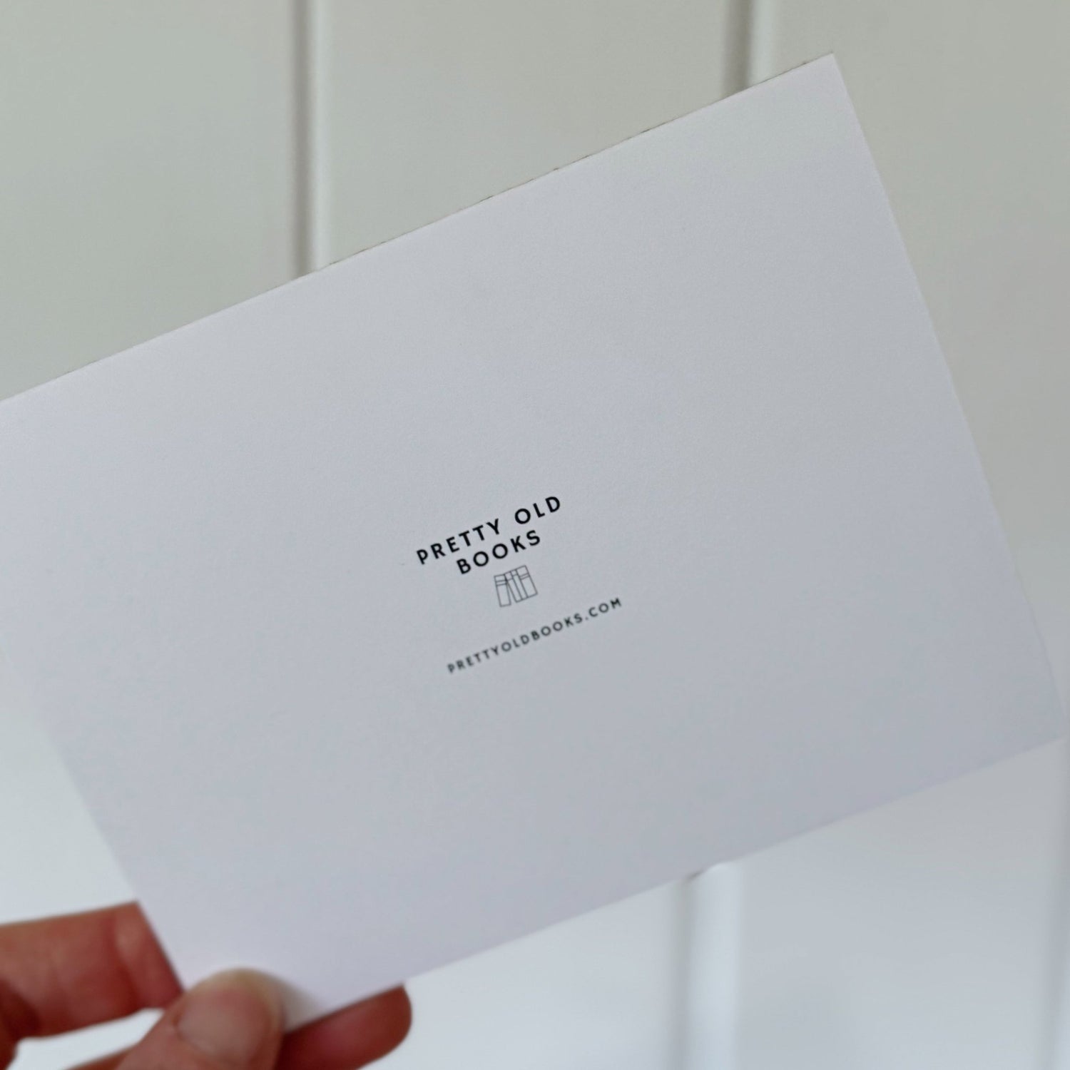 Pretty Old Books Folded Note Cards, 4 x 6 Cards with Envelopes - Pretty Old Books