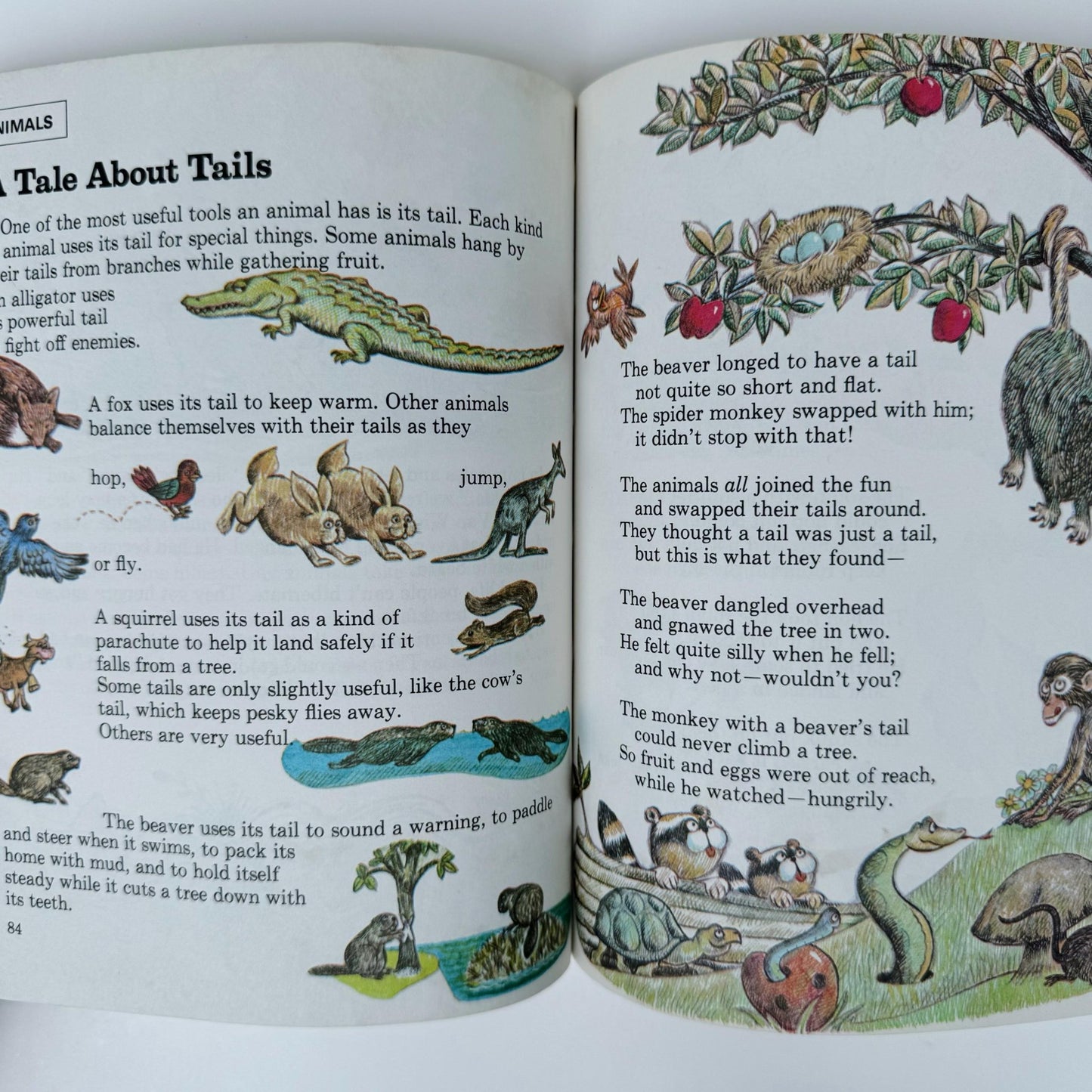 Rainbow Vintage Children's Book Set, The Young Children's Encyclopedia, Partial Set, 1977 - Pretty Old Books