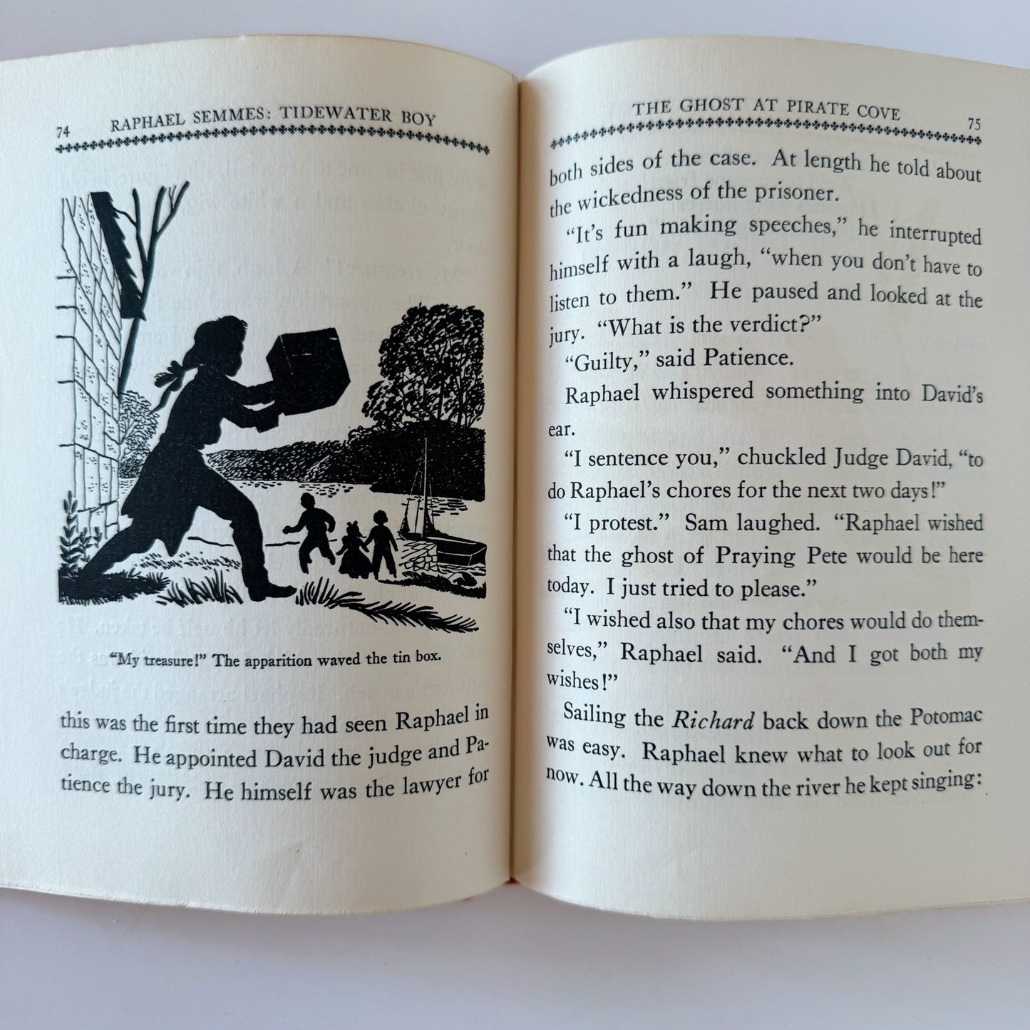 Raphael Semmes, Tidewater Boy, Childhood of Famous Americans, 1952 First Edition - Pretty Old Books