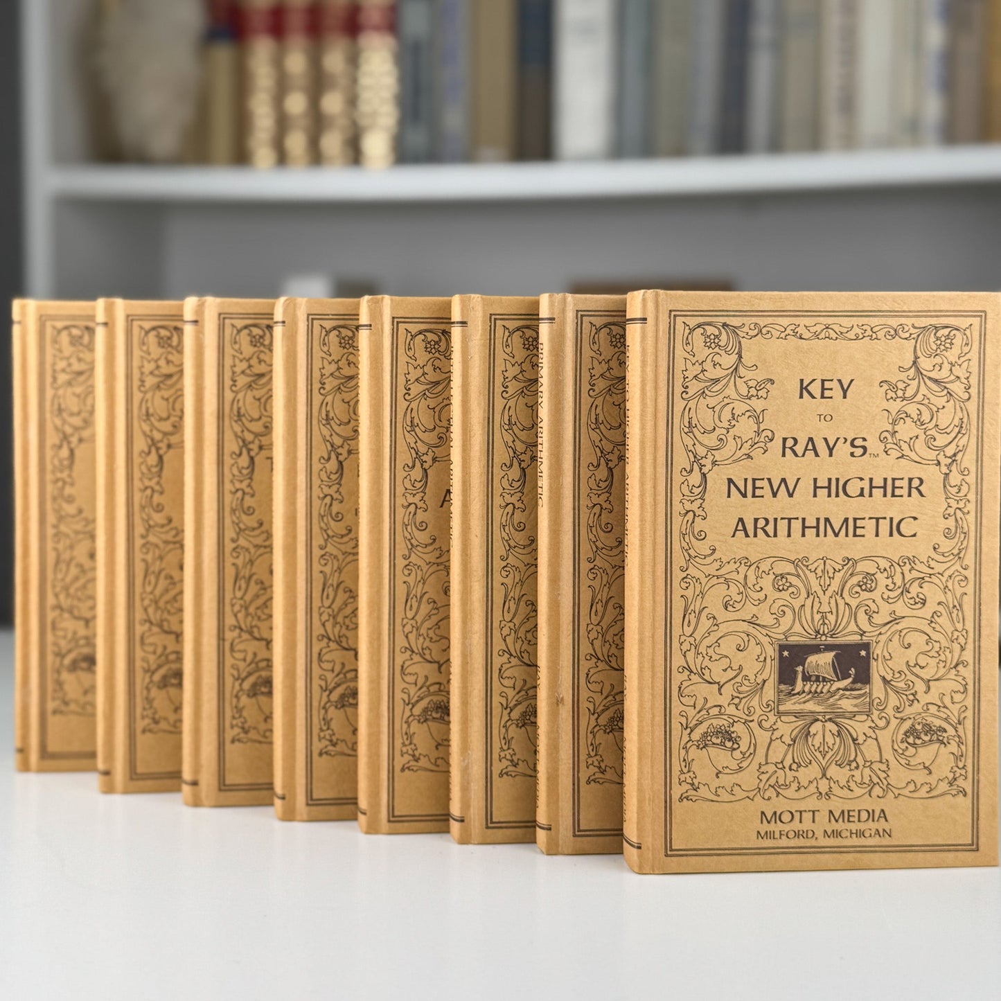 Ray's Arithmetic, Mott Media 8 - Volume Set, 1985 - Pretty Old Books