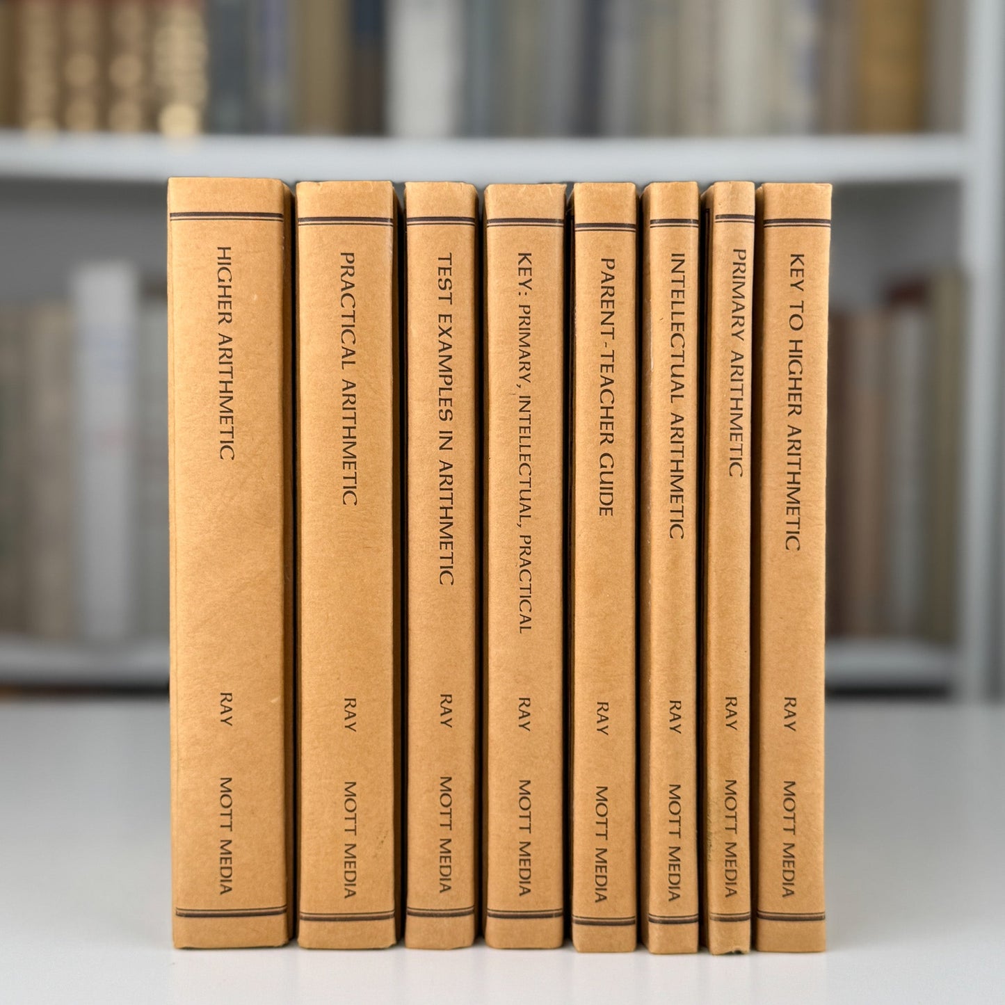 Ray's Arithmetic, Mott Media 8 - Volume Set, 1985 - Pretty Old Books