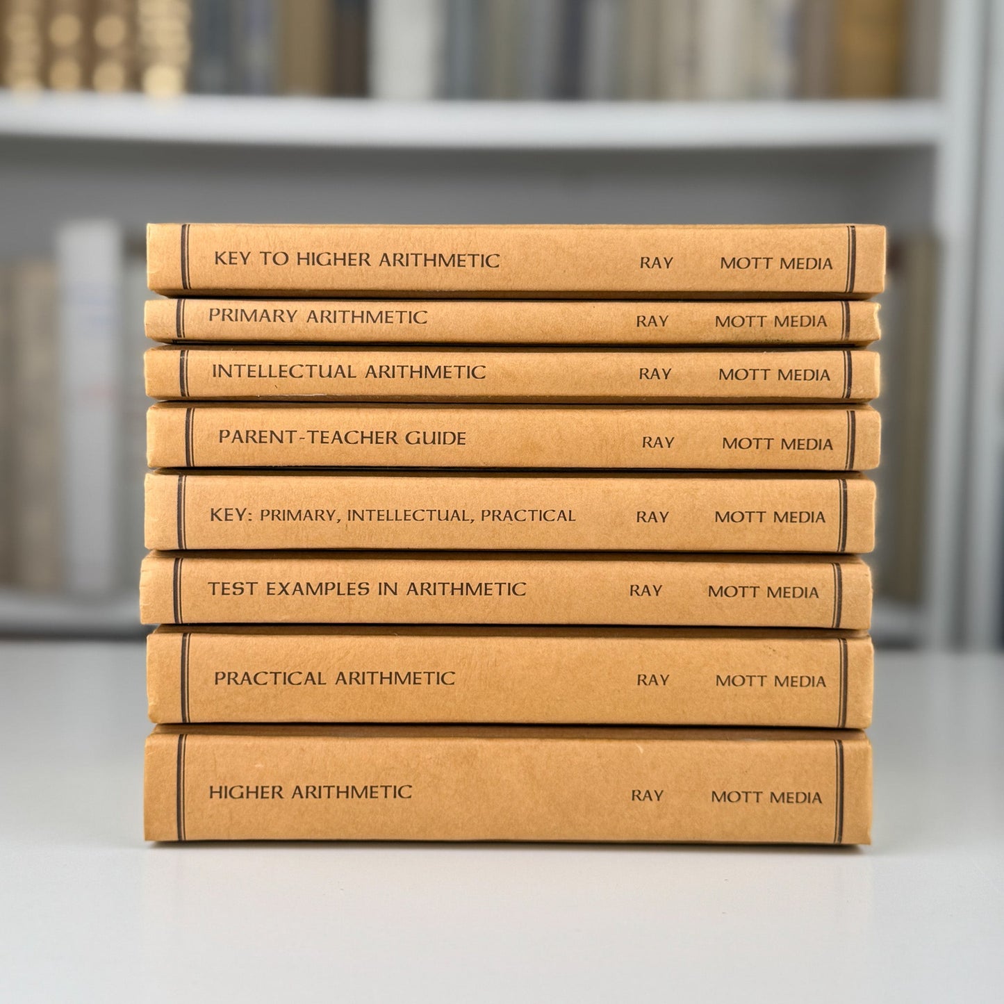 Ray's Arithmetic, Mott Media 8 - Volume Set, 1985 - Pretty Old Books