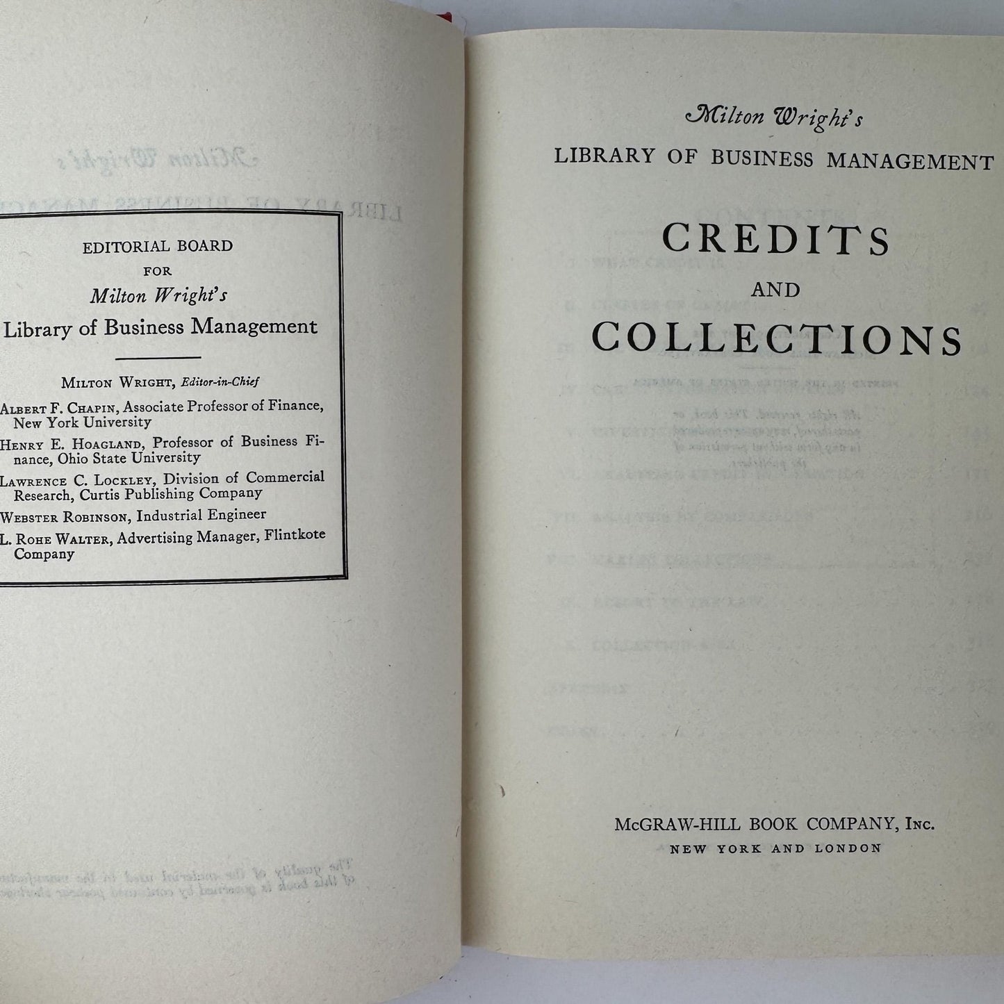 Red and Gold Book Bundle for Decor, 1930s Modern Business Mastery Book Set - Pretty Old Books