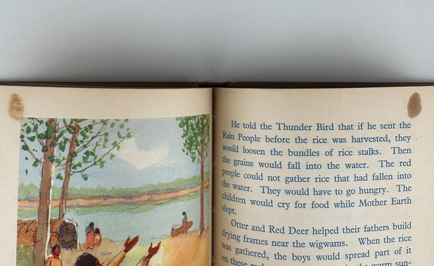 Red People of the Wooded Country, 1932, Deming, Indian Life Series - Pretty Old Books