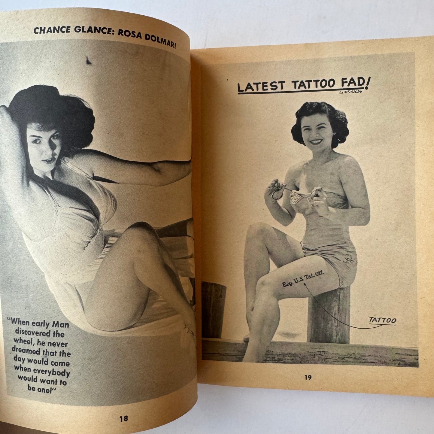 Romp: World of Fun Men's Magazine, September 1965, Humor and Girlie Pin - Up Magazine - Pretty Old Books