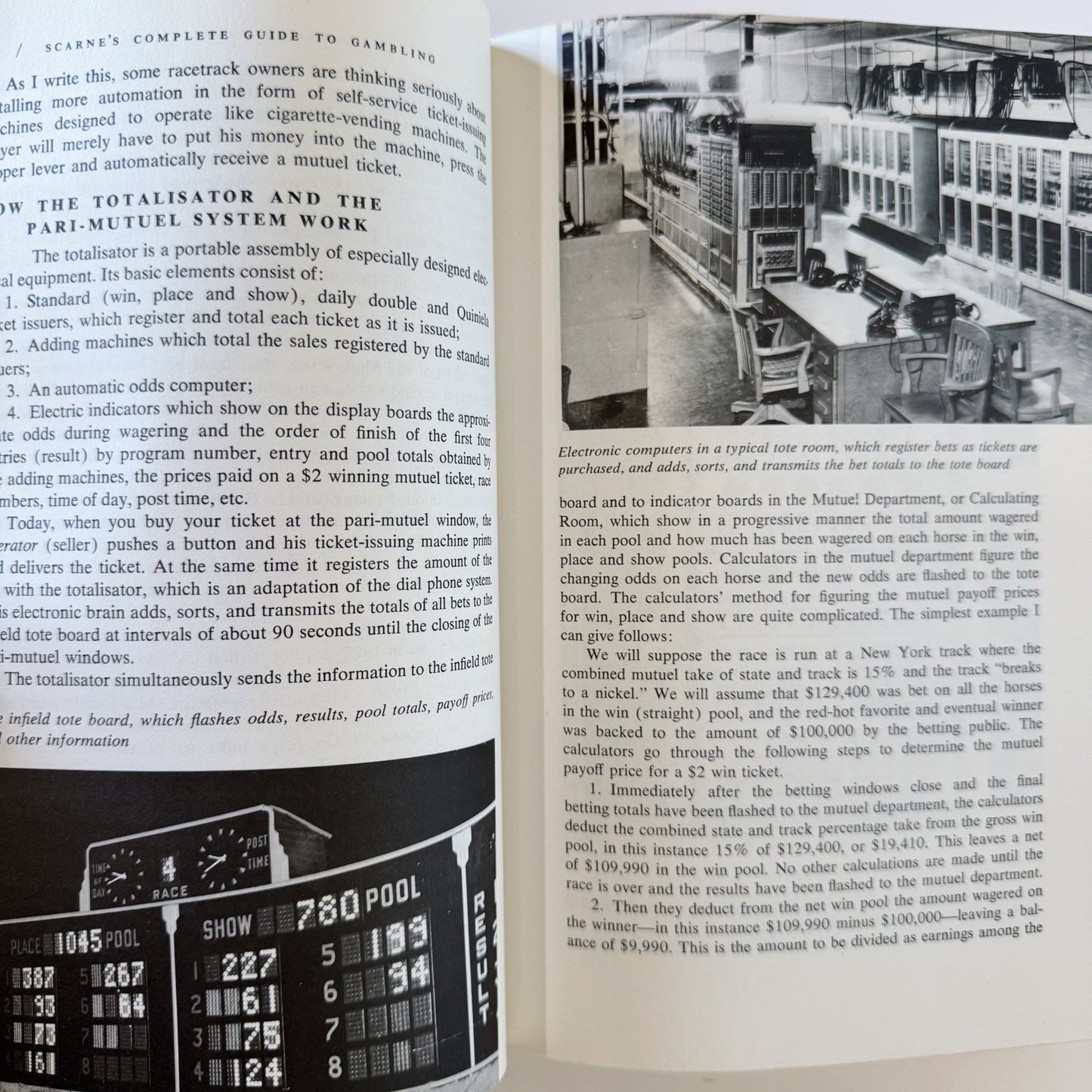 Scarne's Complete Guide To Gambling, 1961 Hardcover - Pretty Old Books