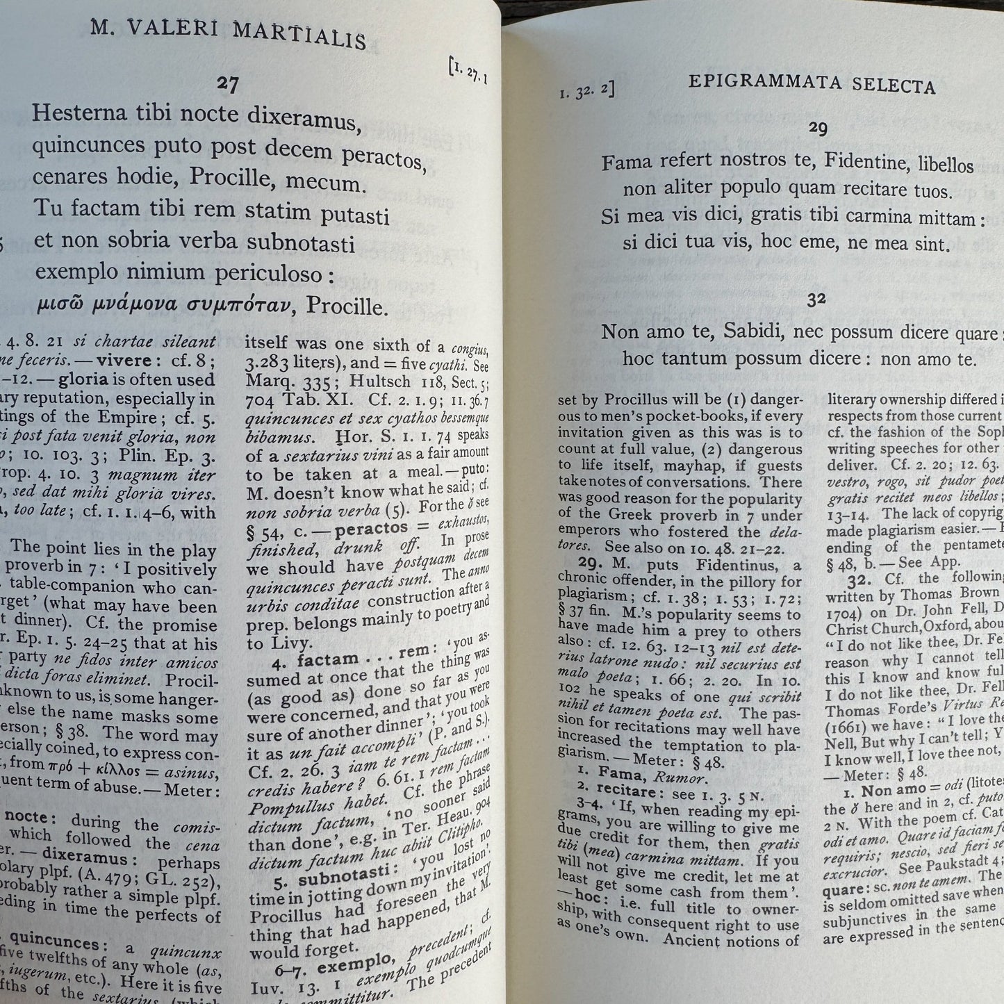 Selected Epigrams of Martial, Ancient Roman Poetry, Edwin Post, 1967 - Pretty Old Books